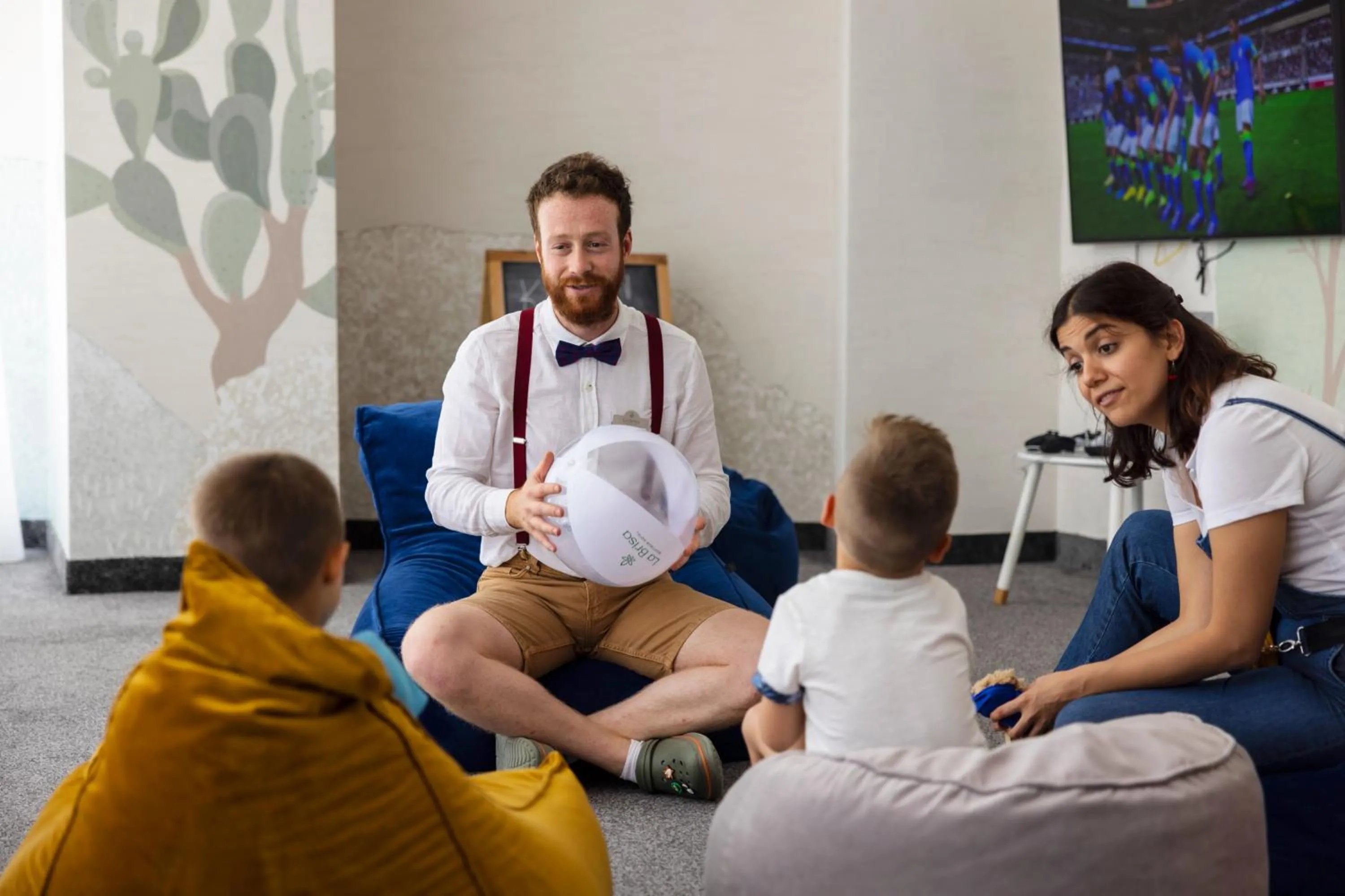 children in La Brisa Boutique Hotel