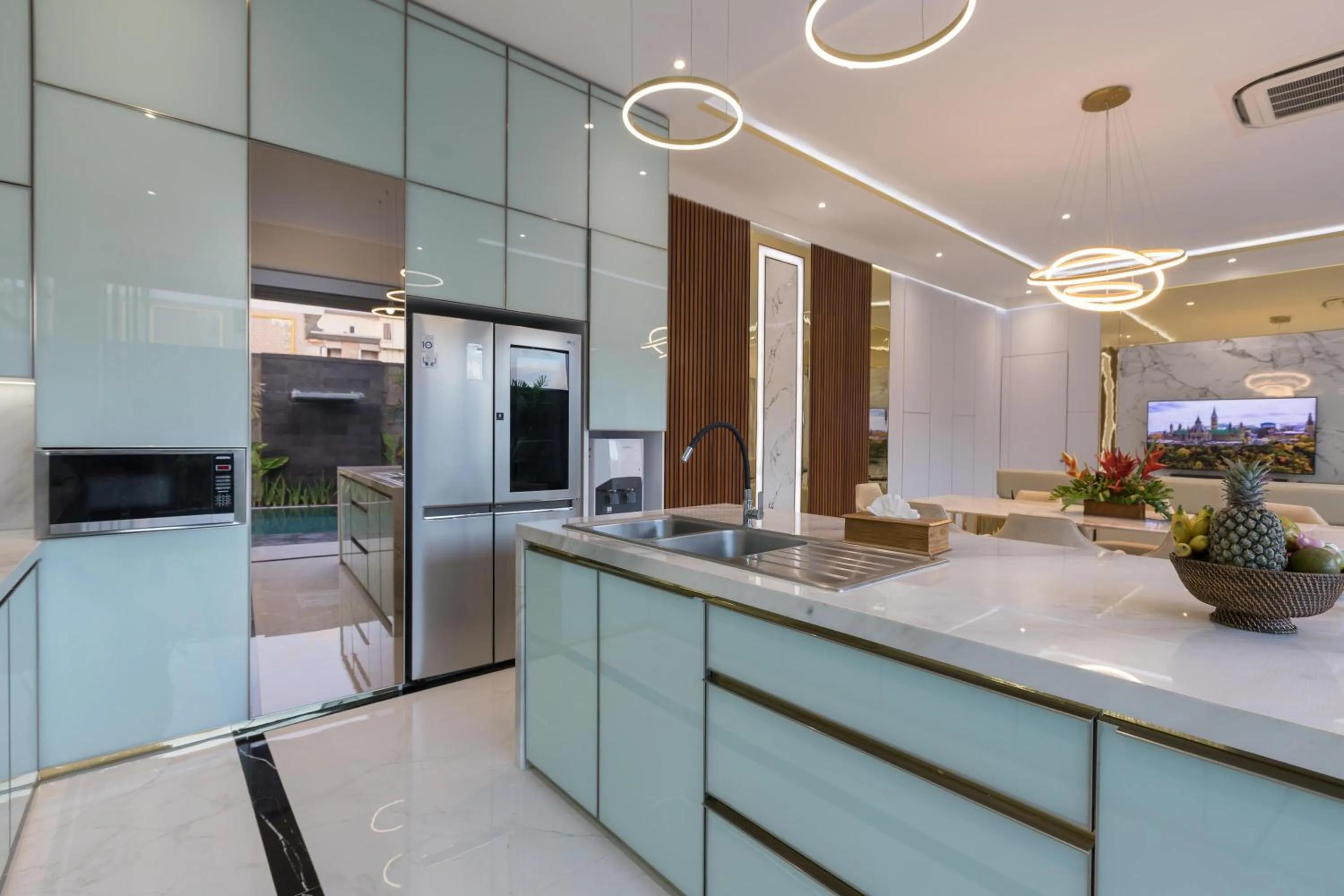 Kitchen or kitchenette in Villa Louis Seminyak by Nagisa Bali