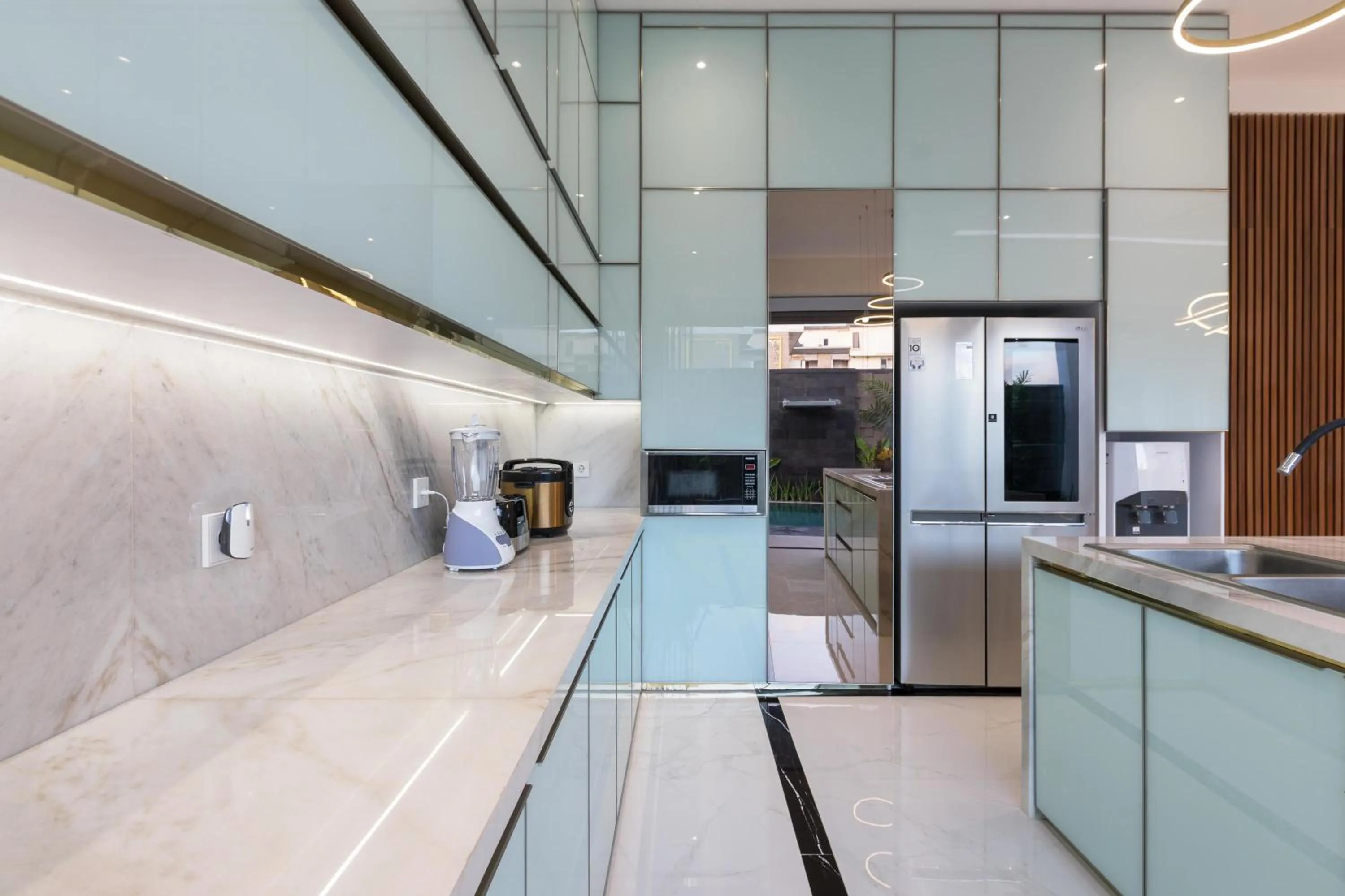 Kitchen or kitchenette in Villa Louis Seminyak by Nagisa Bali