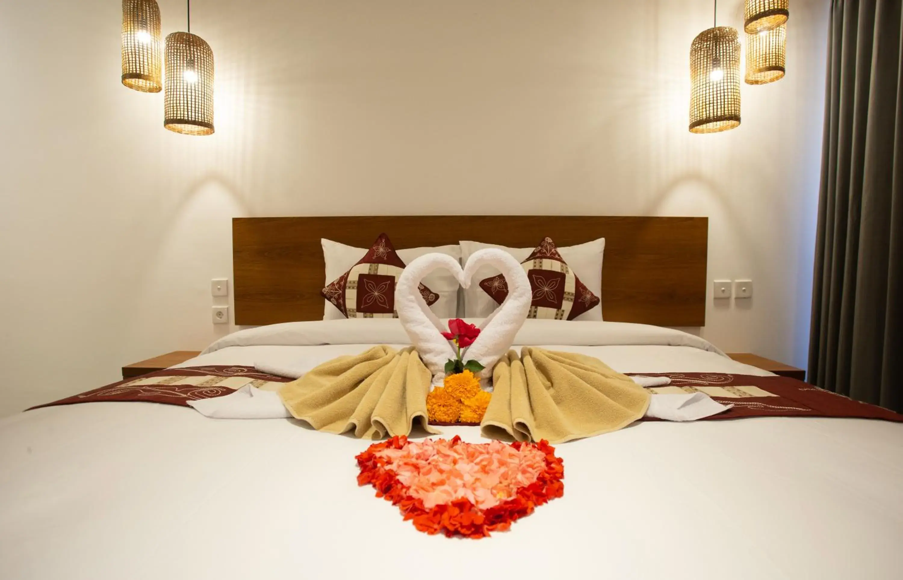 Bed in The Kd Suites & Coffee Shop Bed in The Kd Suites & Coffee Shop