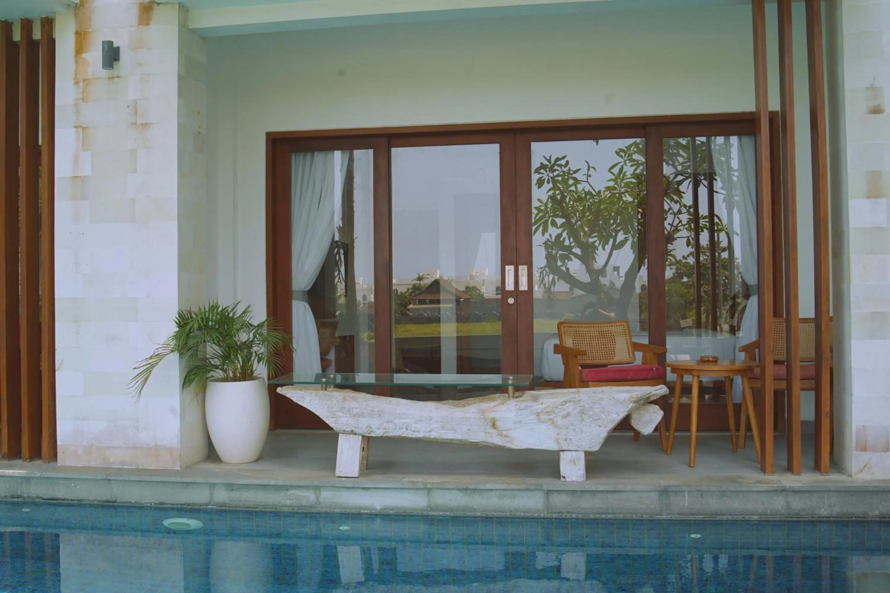 Seating area in The Kd Suites & Coffee Shop
