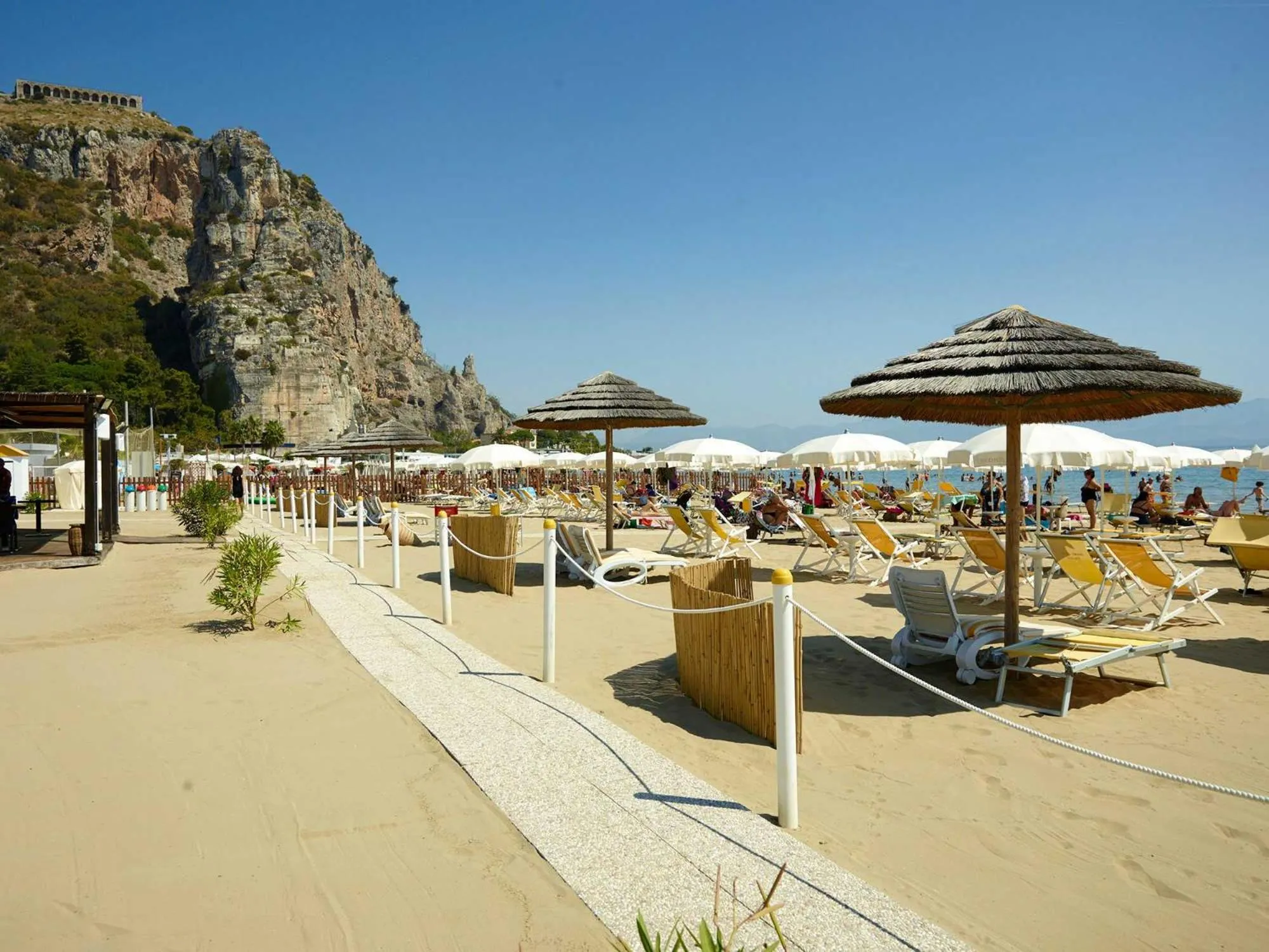 Beach in Grand Hotel Palace