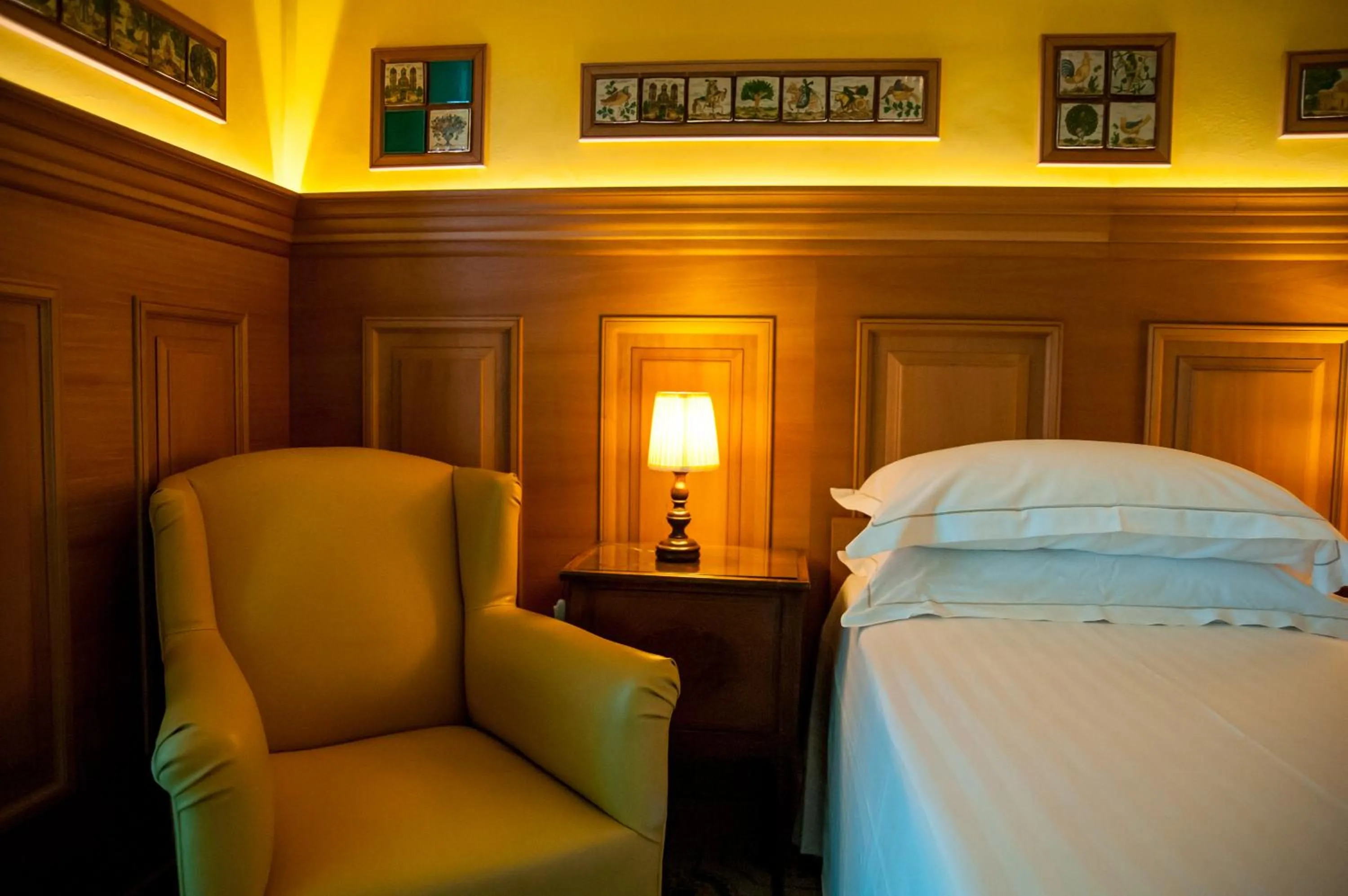 Bed in Hotel Palladio