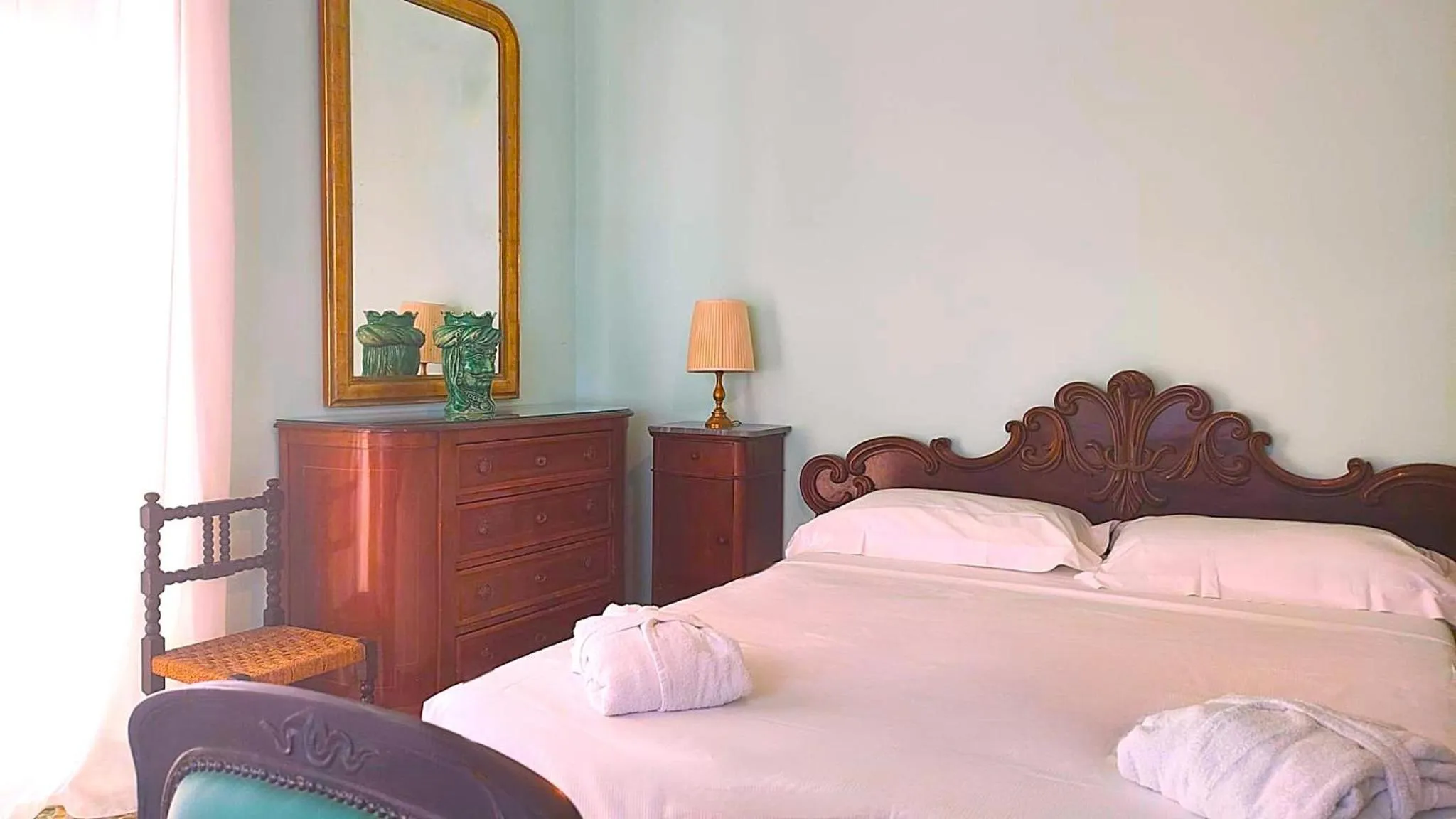 Bed in Hotel Palladio