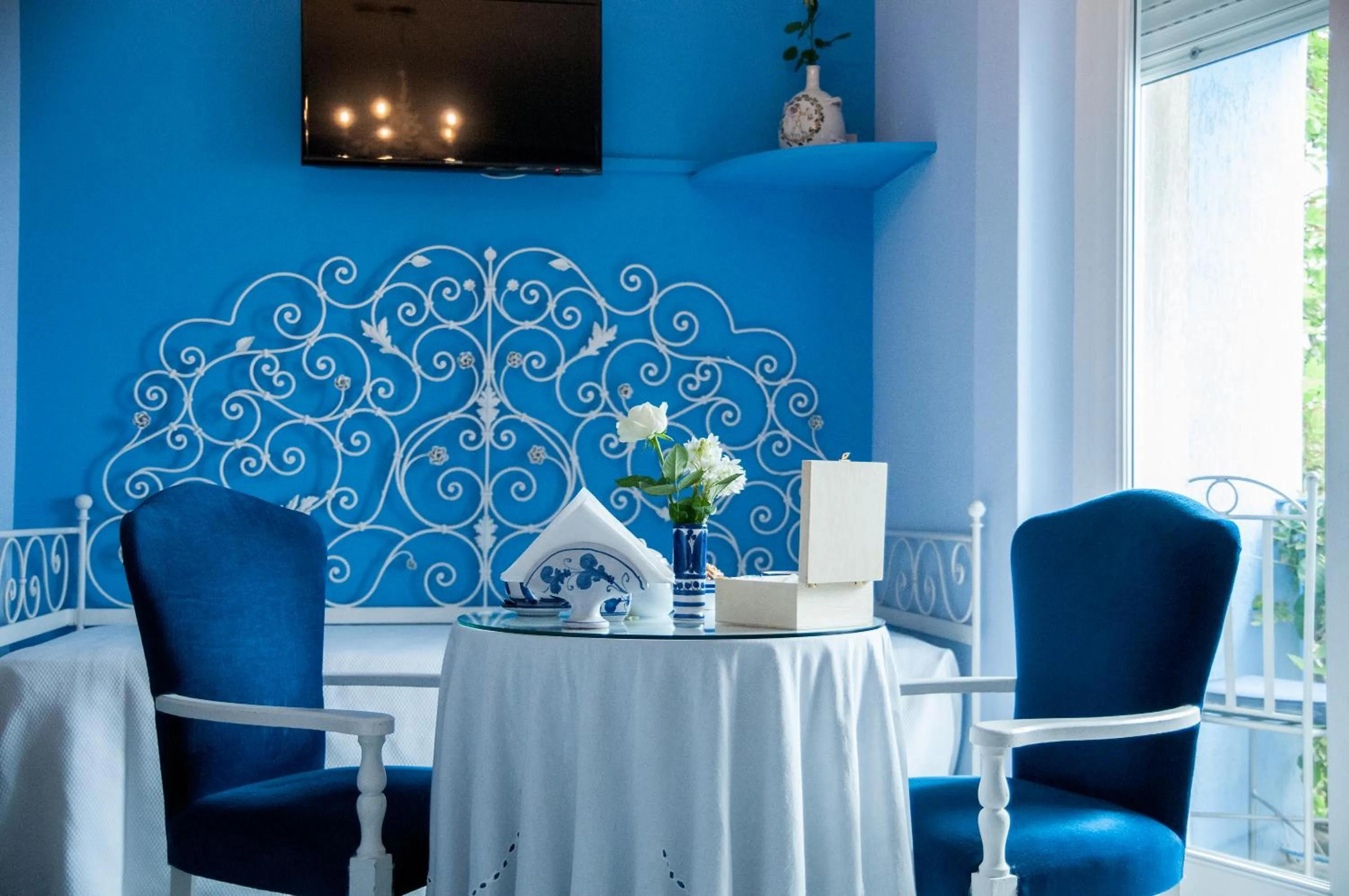 Seating area in Hotel Palladio