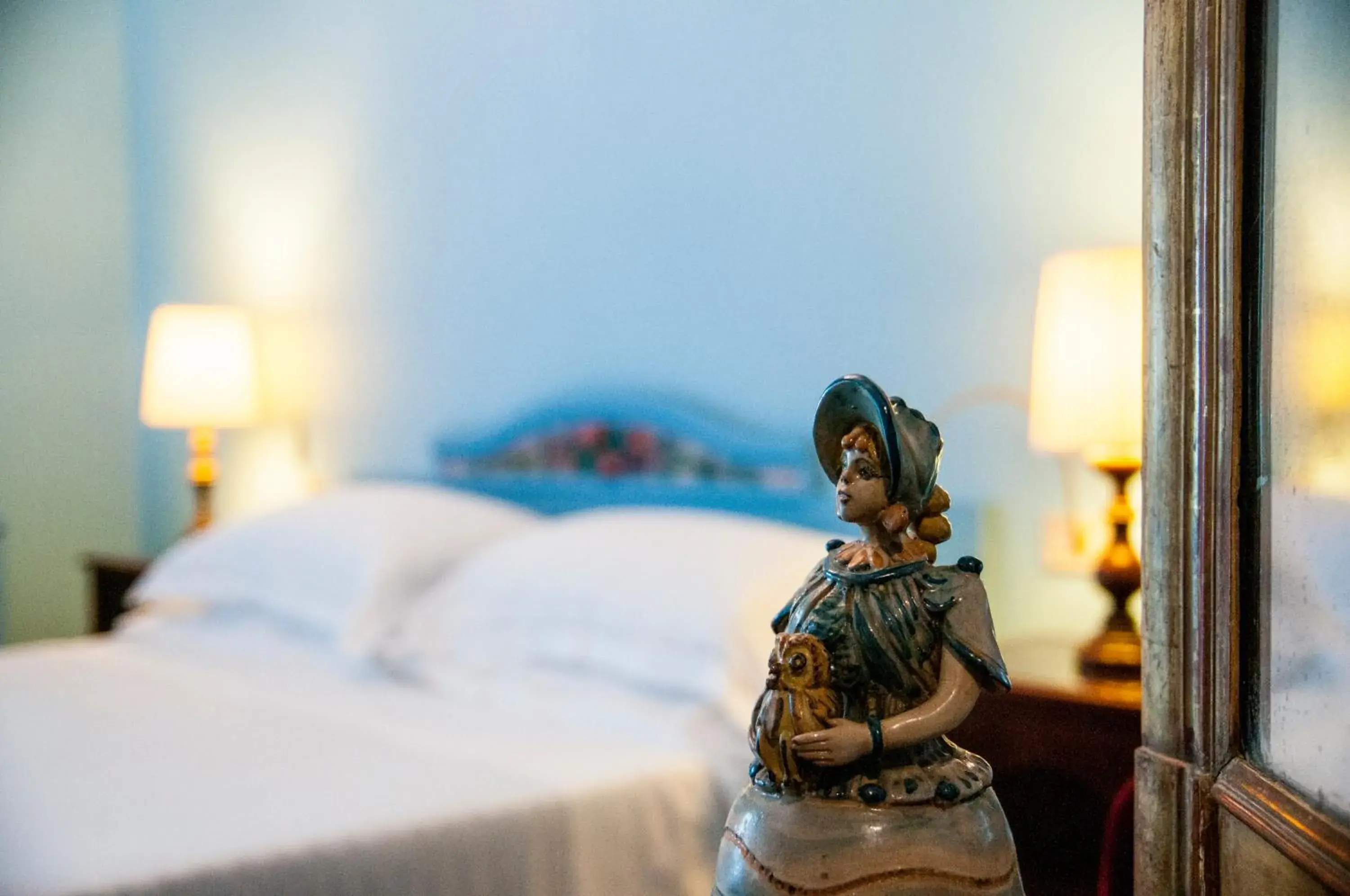 Decorative detail, Bed in Hotel Palladio Decorative detail, Bed in Hotel Palladio