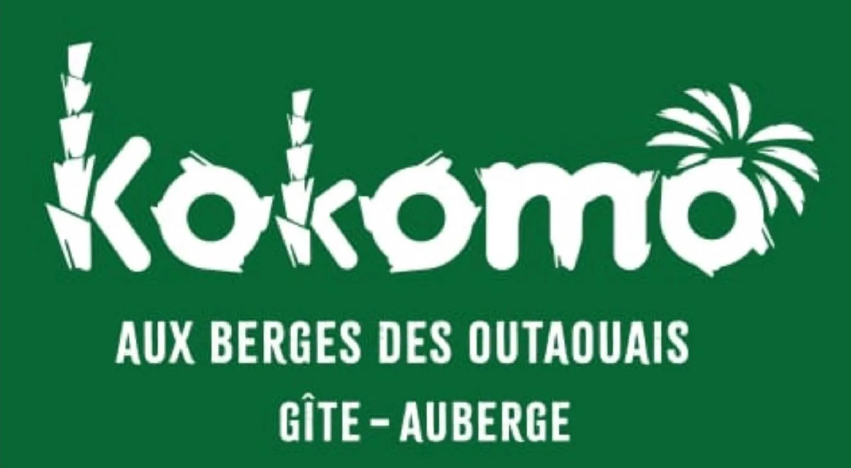 Property logo or sign in Kokomo INN Bed and Breakfast Ottawa-Gatineau's Only Tropical Riverfront B&B on the National Capital Cycling Pathway Route Verte #1 - for Adults Only - Chambre d'hôtes tropical aux berges des Outaouais BnB #17542O