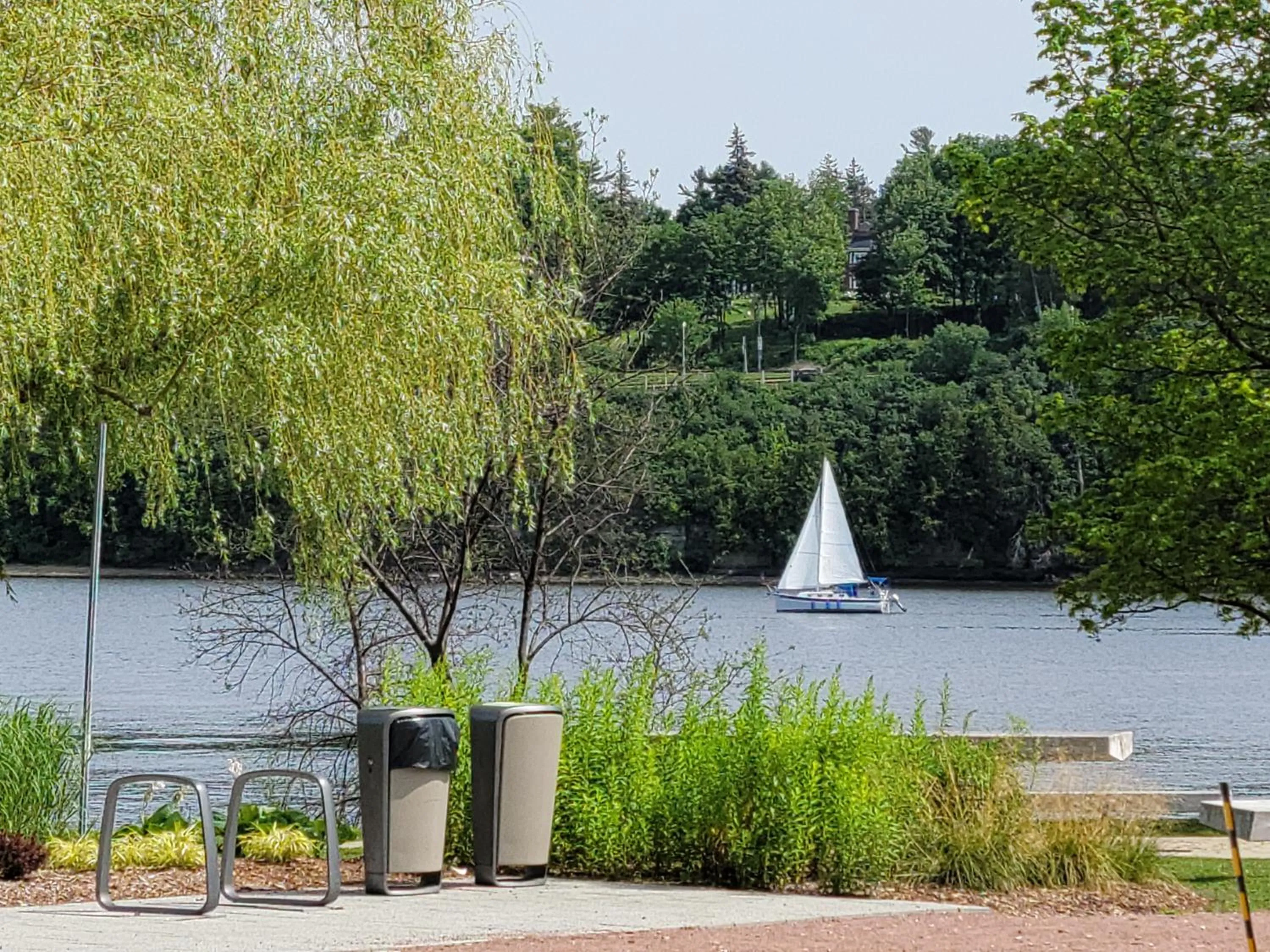 View (from property/room) in Kokomo INN Bed and Breakfast Ottawa-Gatineau's Only Tropical Riverfront B&B on the National Capital Cycling Pathway Route Verte #1 - for Adults Only - Chambre d'hôtes tropical aux berges des Outaouais BnB #17542O