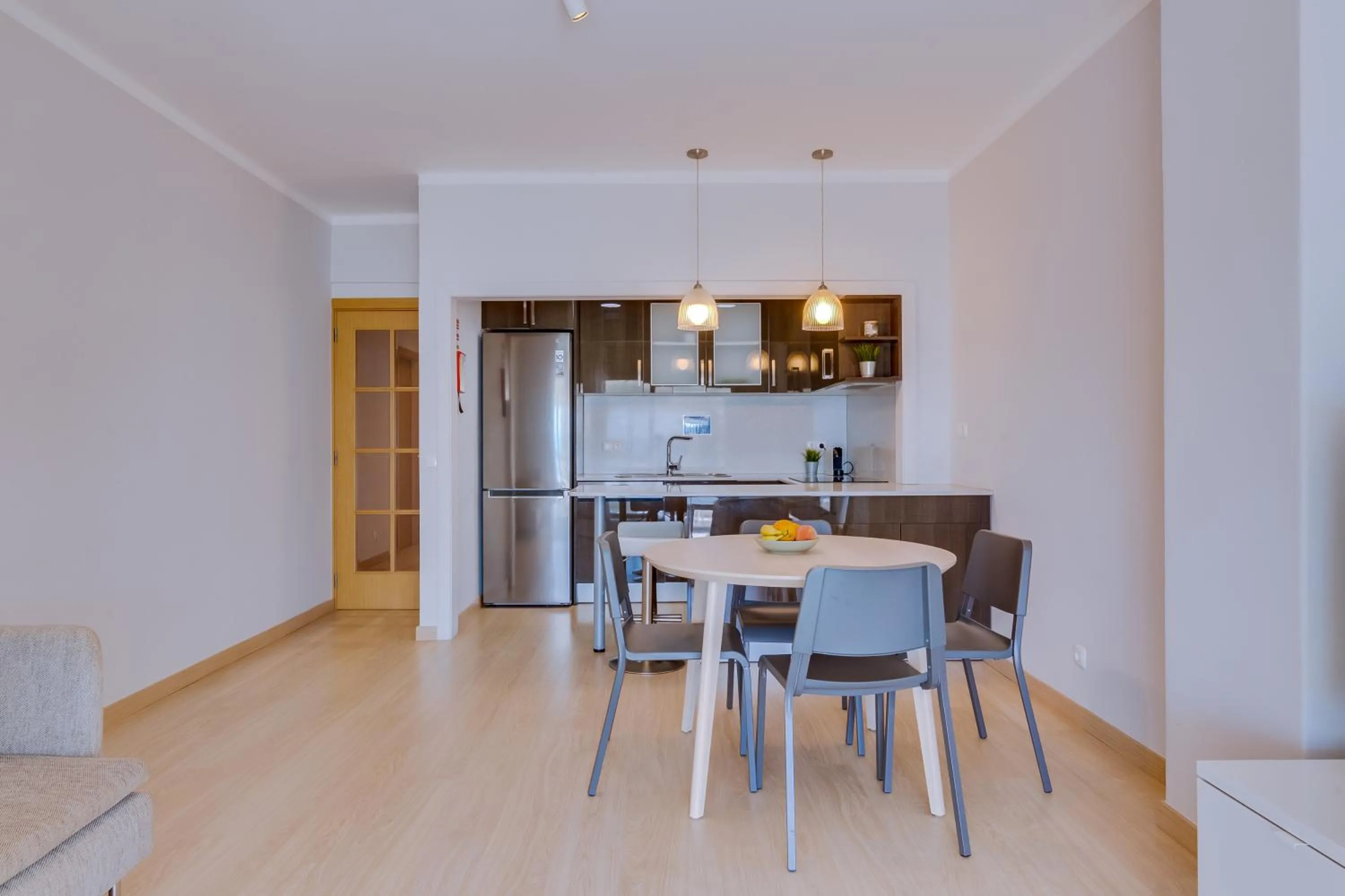 Kitchen or kitchenette in AL - Oceano T2 Frente Mar Quarteira