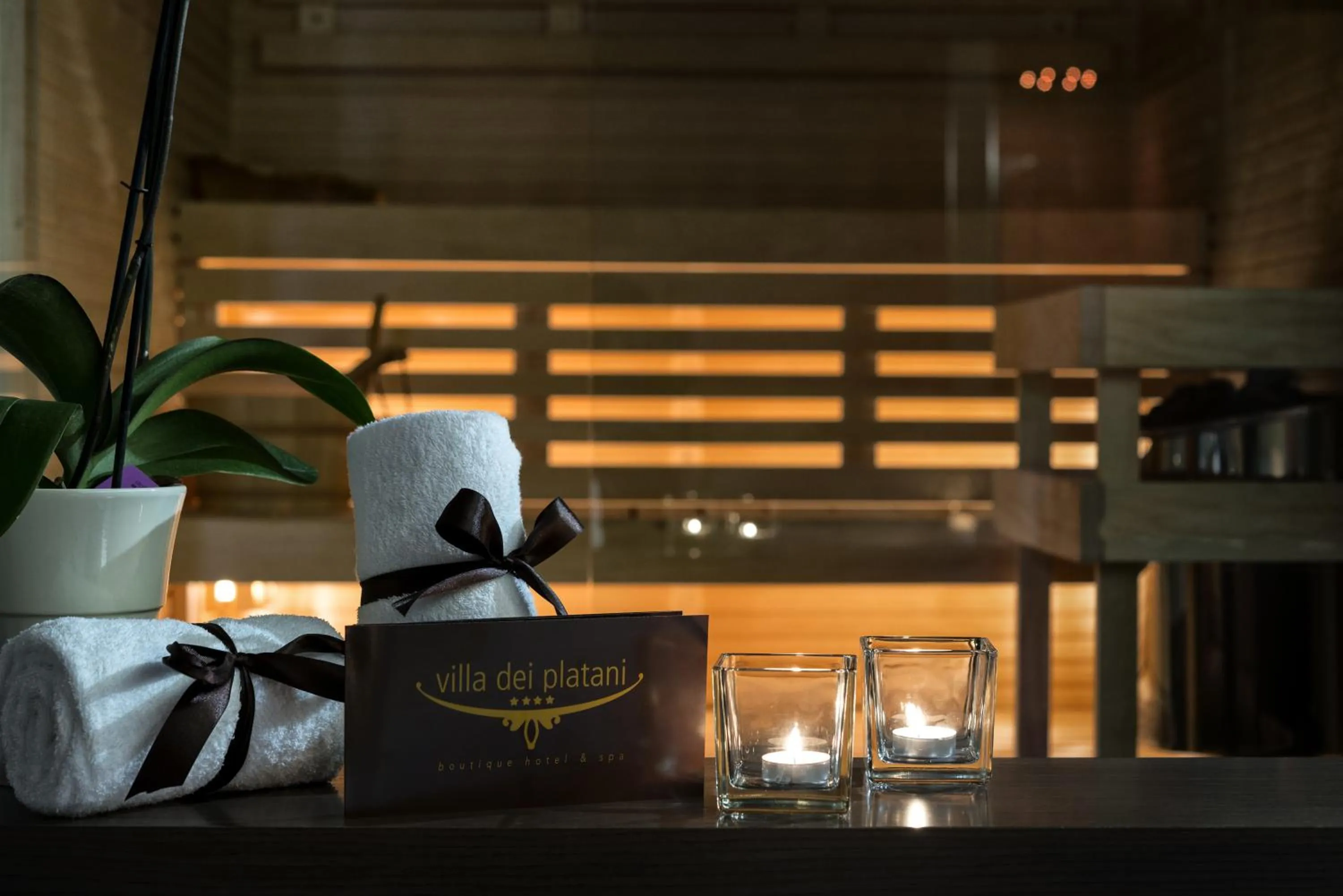 Spa and wellness centre/facilities in UNAHOTELS Villa dei Platani Foligno