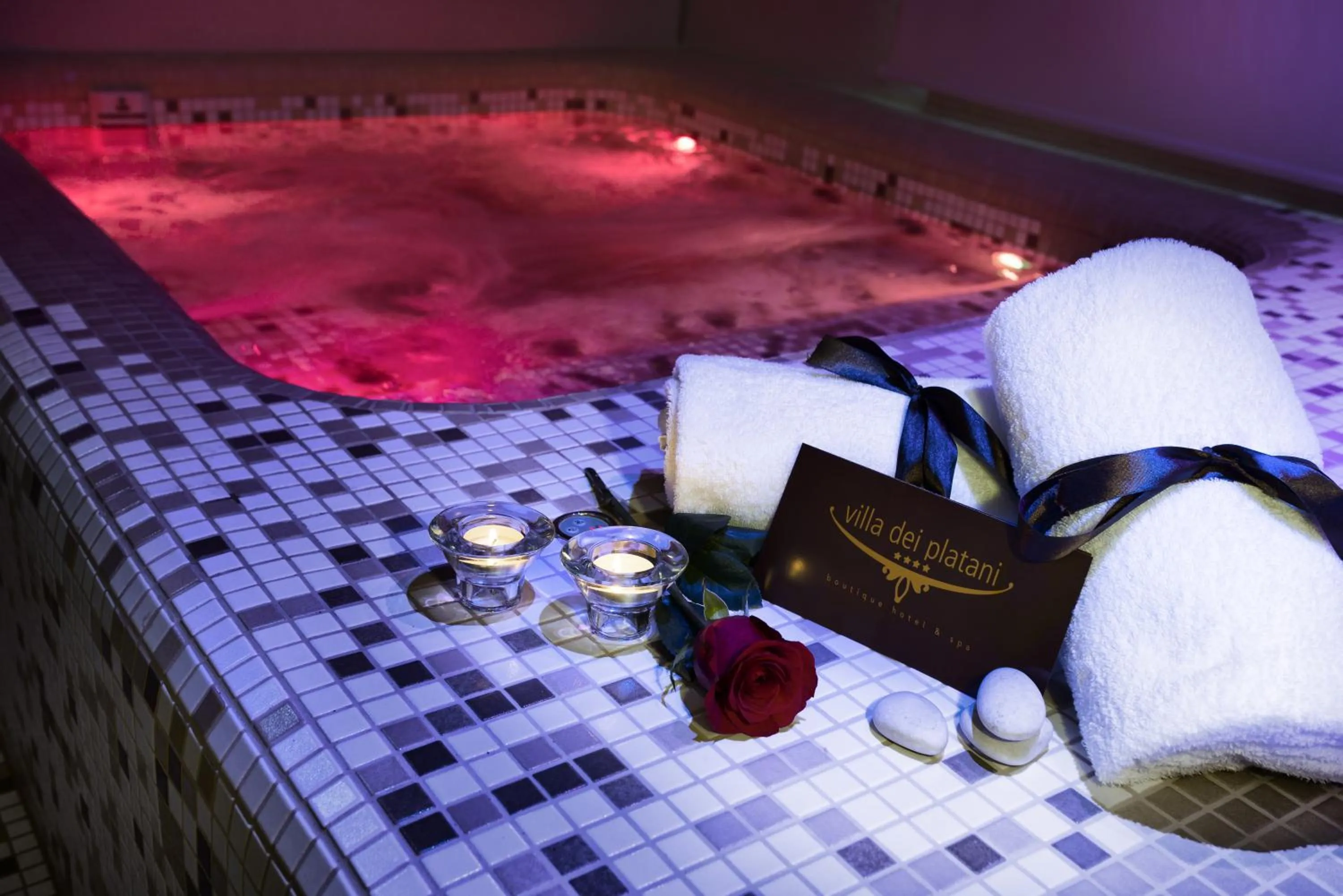 Spa and wellness centre/facilities in UNAHOTELS Villa dei Platani Foligno