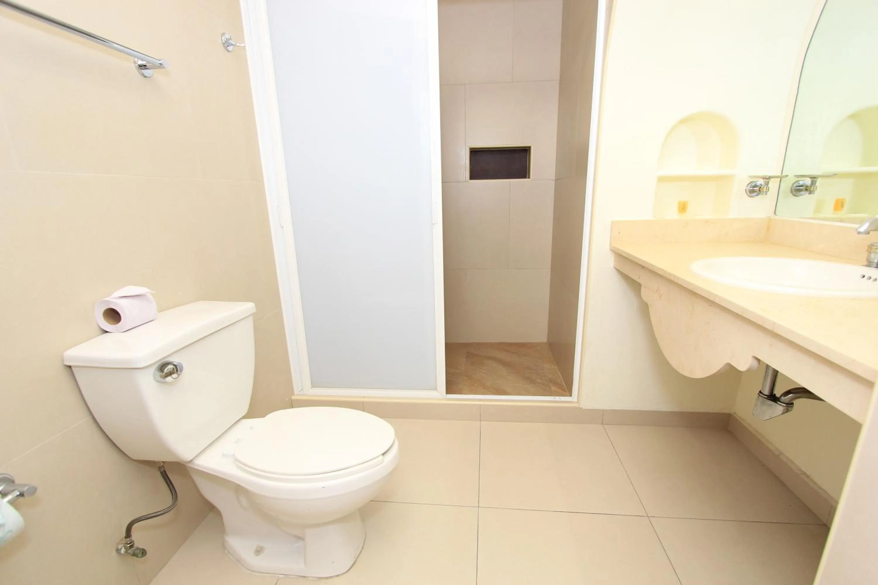 Shower in Hotel Xestal