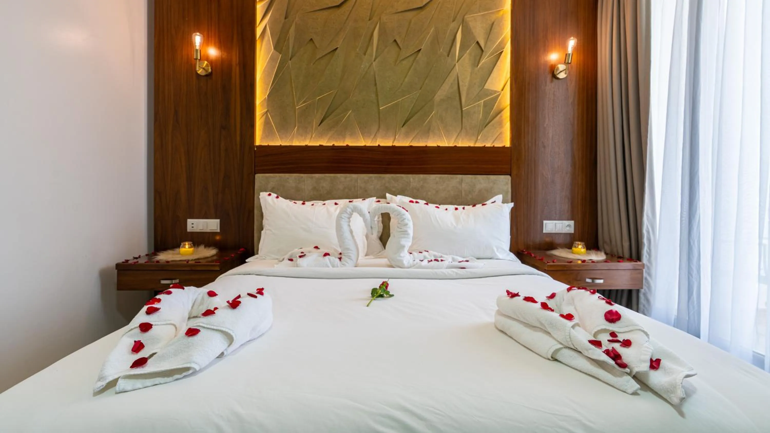 Bed in MIRANDA HOTEL - Tanger