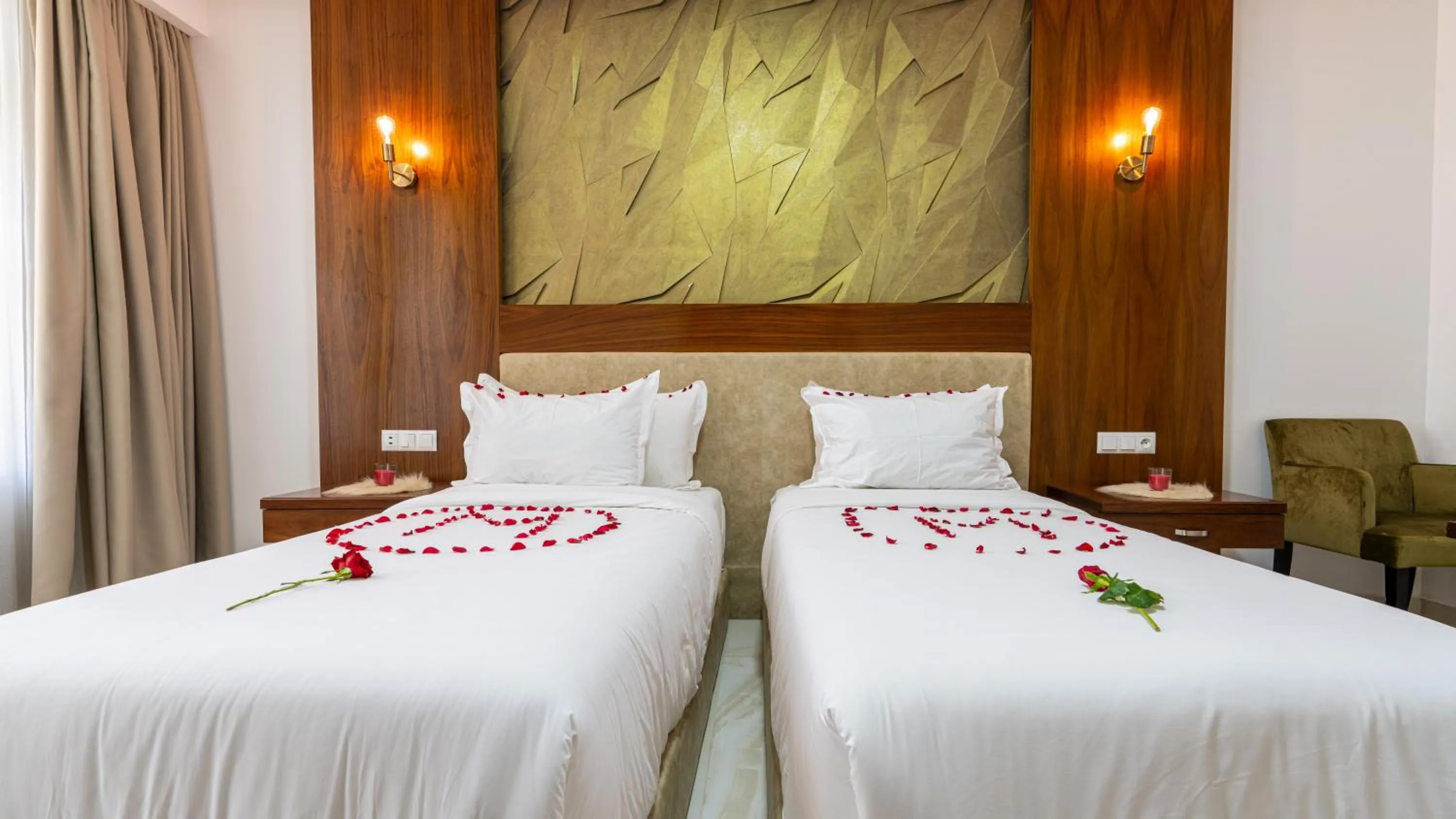 Bed in MIRANDA HOTEL - Tanger