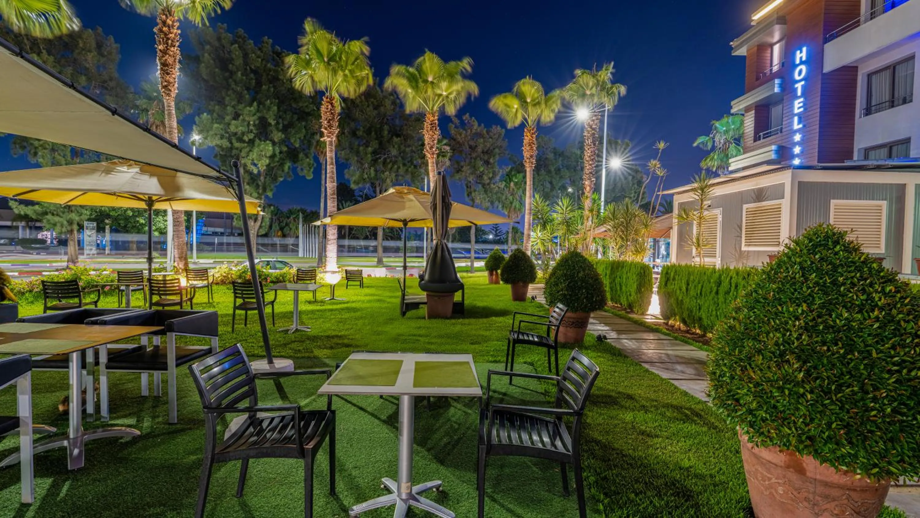 Garden in MIRANDA HOTEL - Tanger