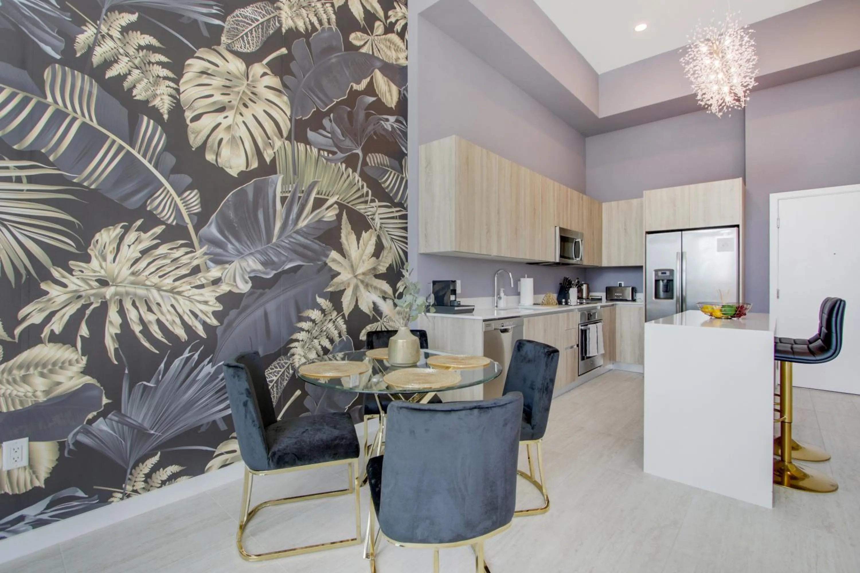 Kitchen or kitchenette in Nomada Destination Residences - Quadro