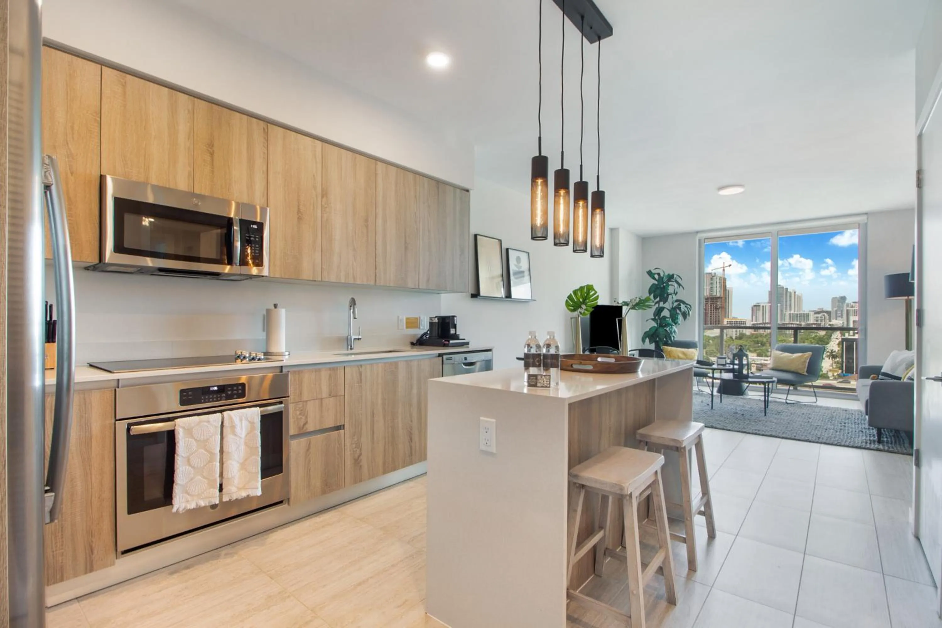 Kitchen or kitchenette in Nomada Destination Residences - Quadro