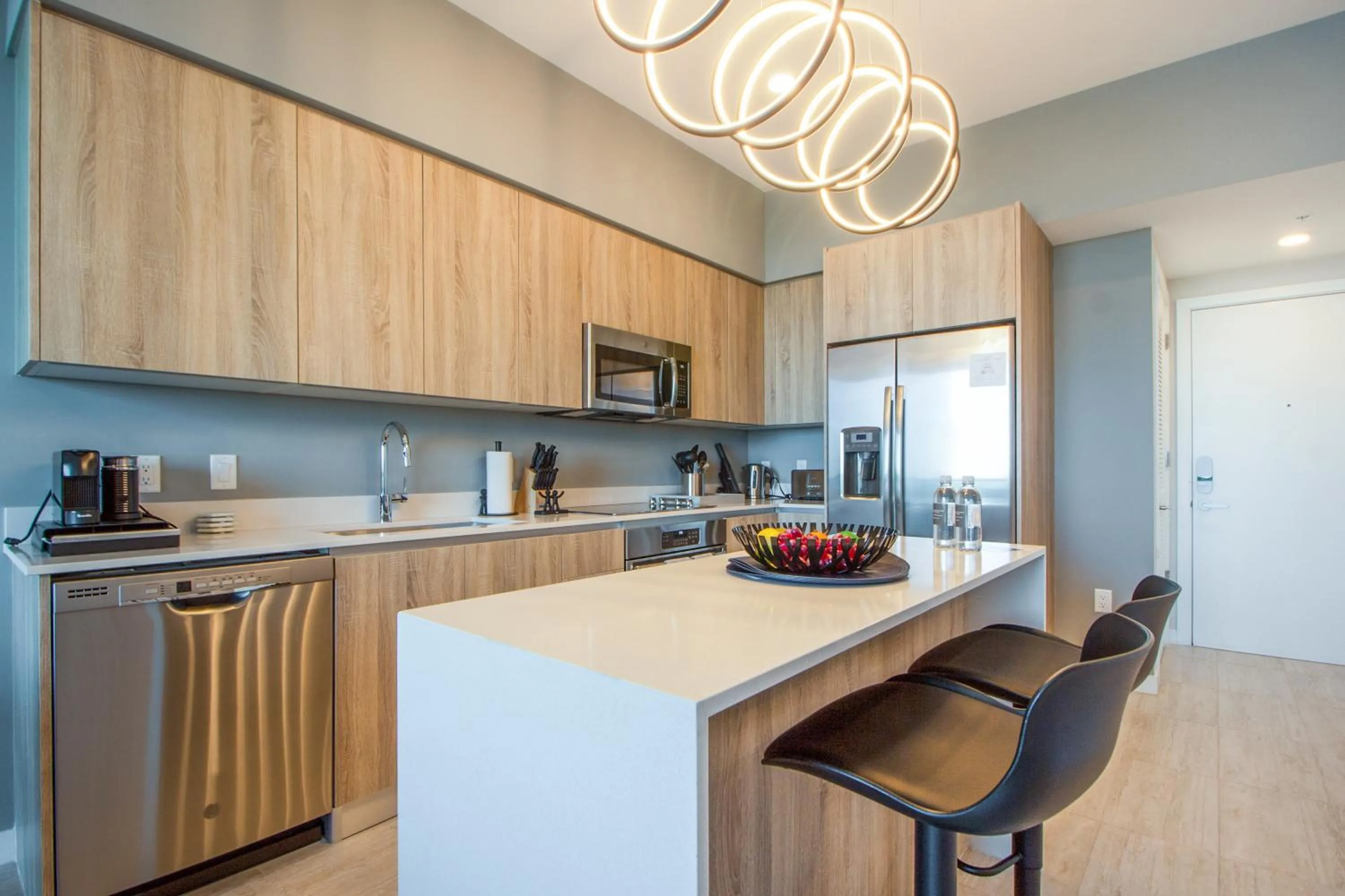 Kitchen or kitchenette in Nomada Destination Residences - Quadro