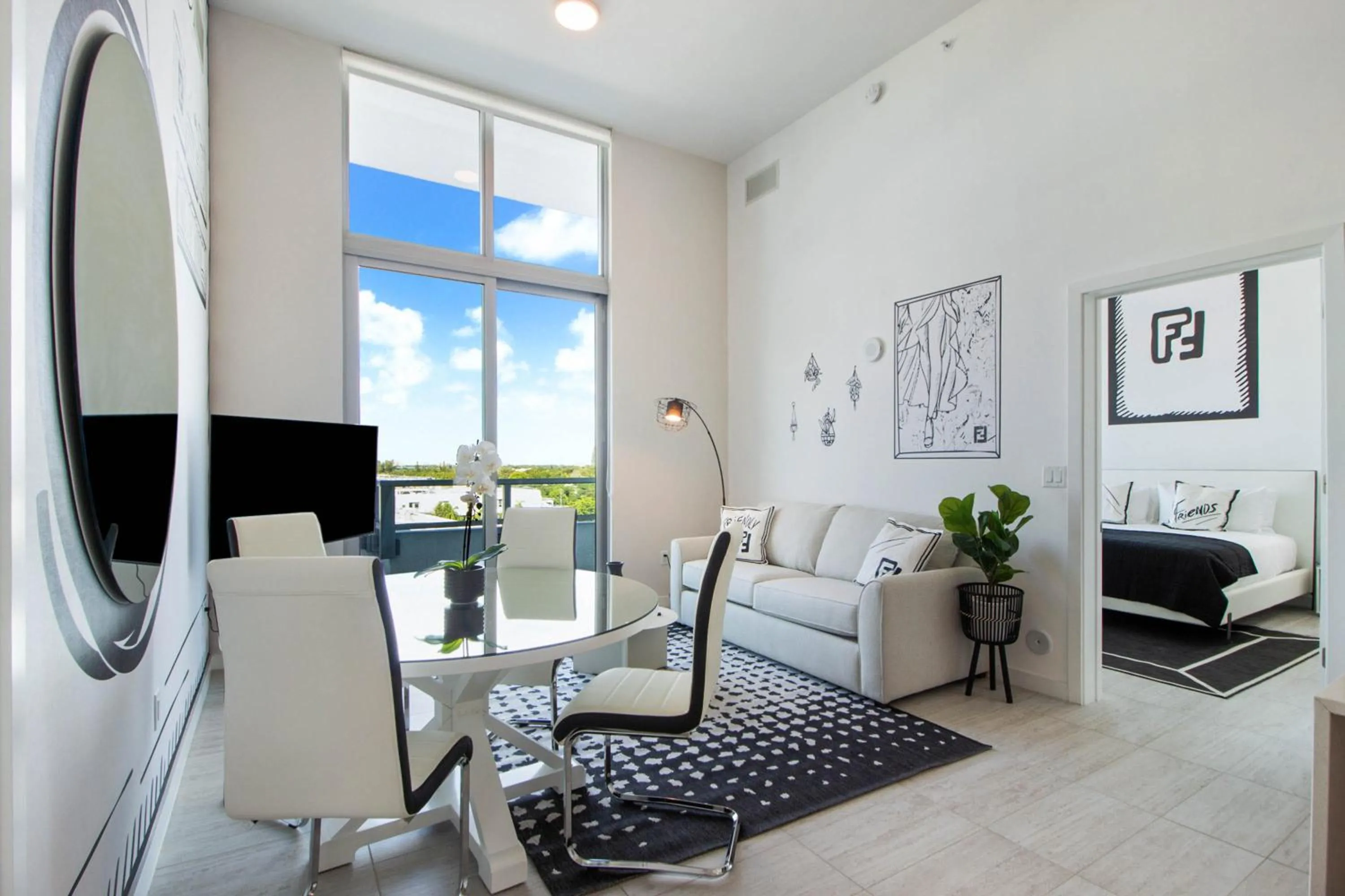 Living room in Nomada Destination Residences - Quadro