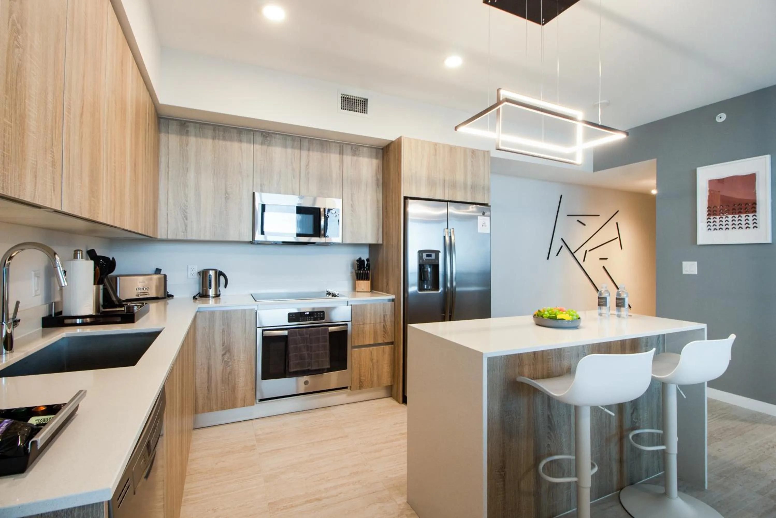 Kitchen or kitchenette in Nomada Destination Residences - Quadro