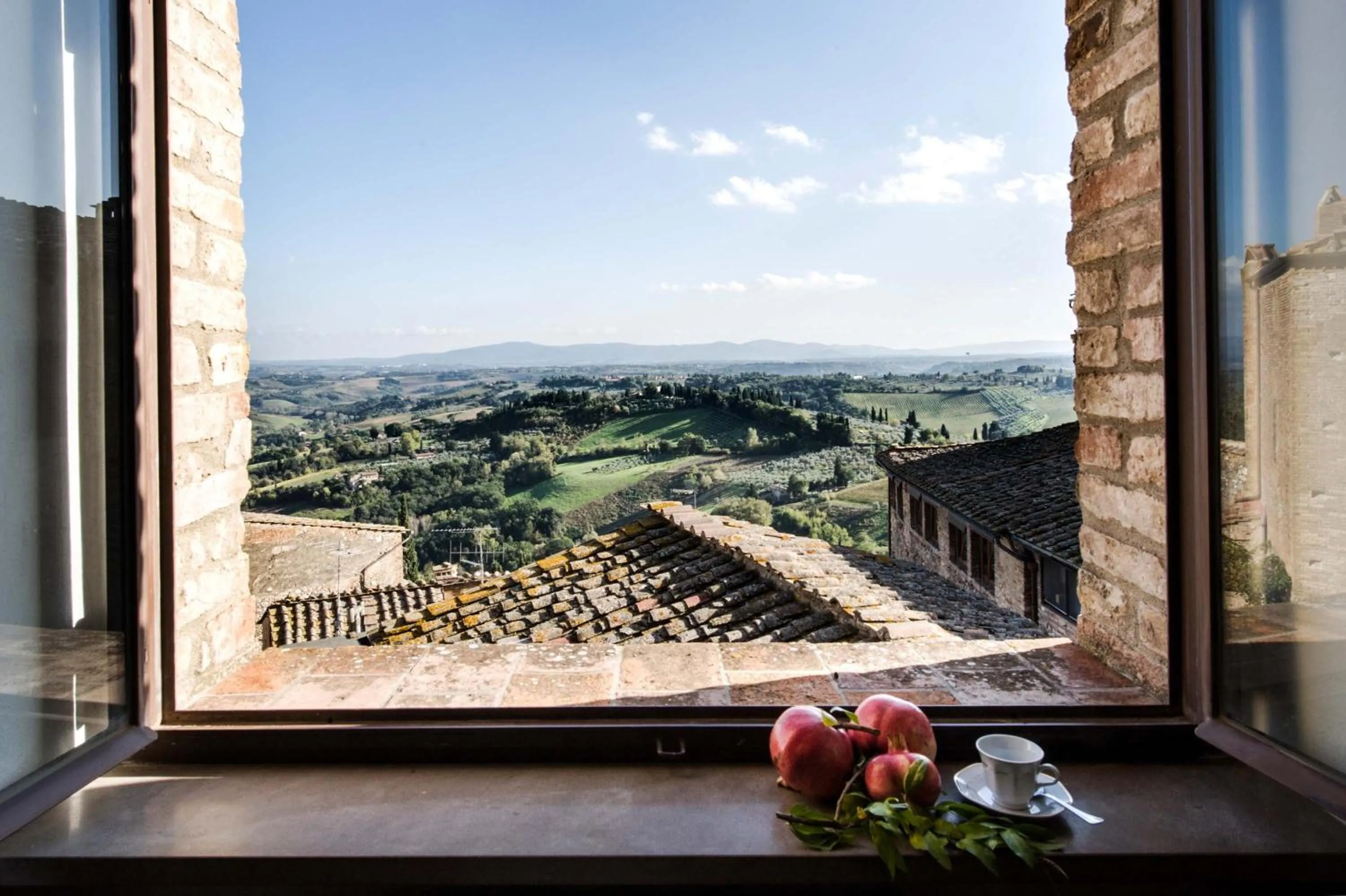 View (from property/room) in B&B San Gimignano Diffuso