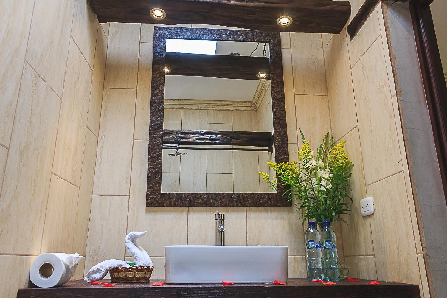 Bathroom in Casa Mia Hotel