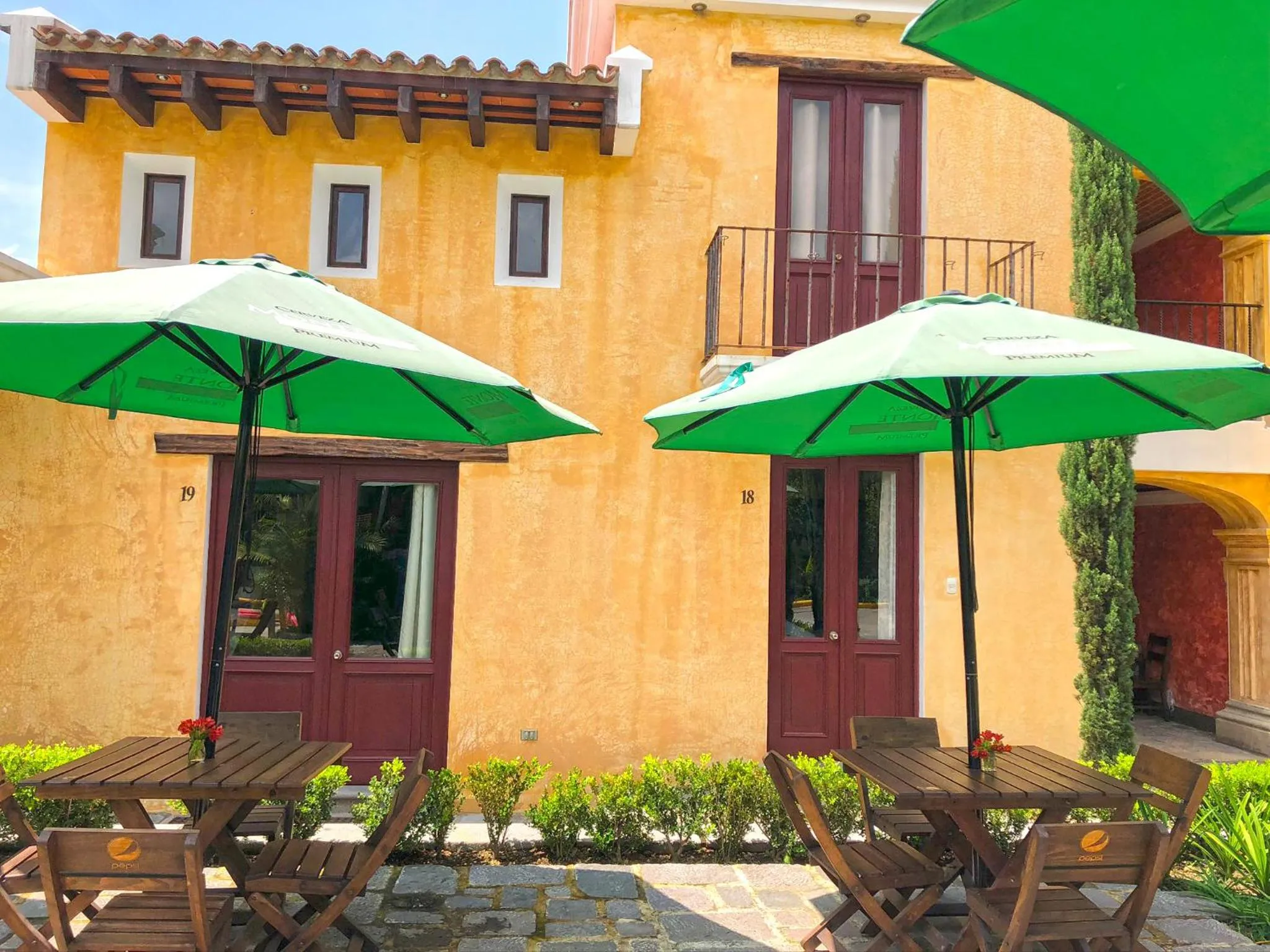 Patio in Casa Mia Hotel