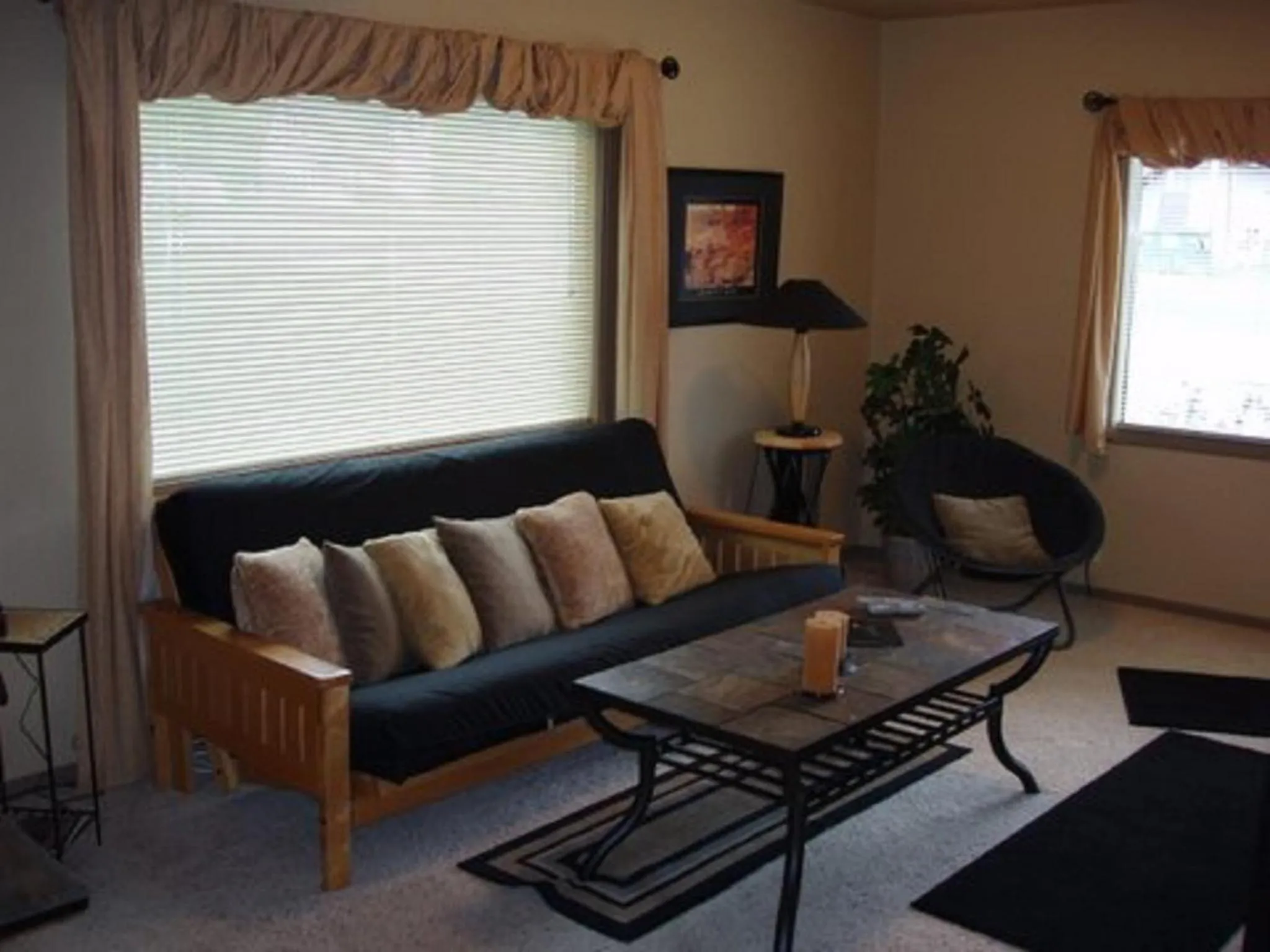 Living room in Summit View Lodge