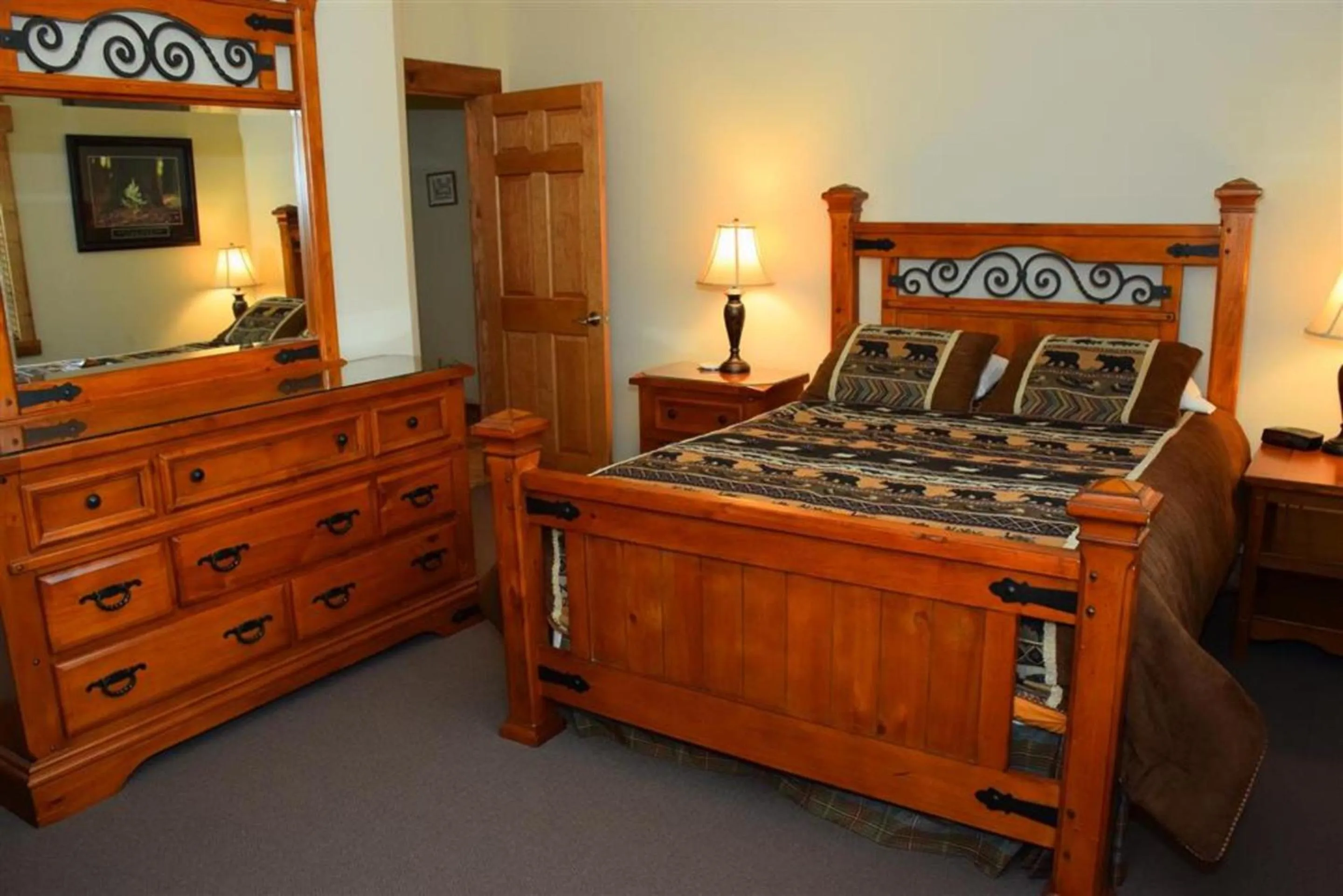 Bed in Seven Springs Resort Properties