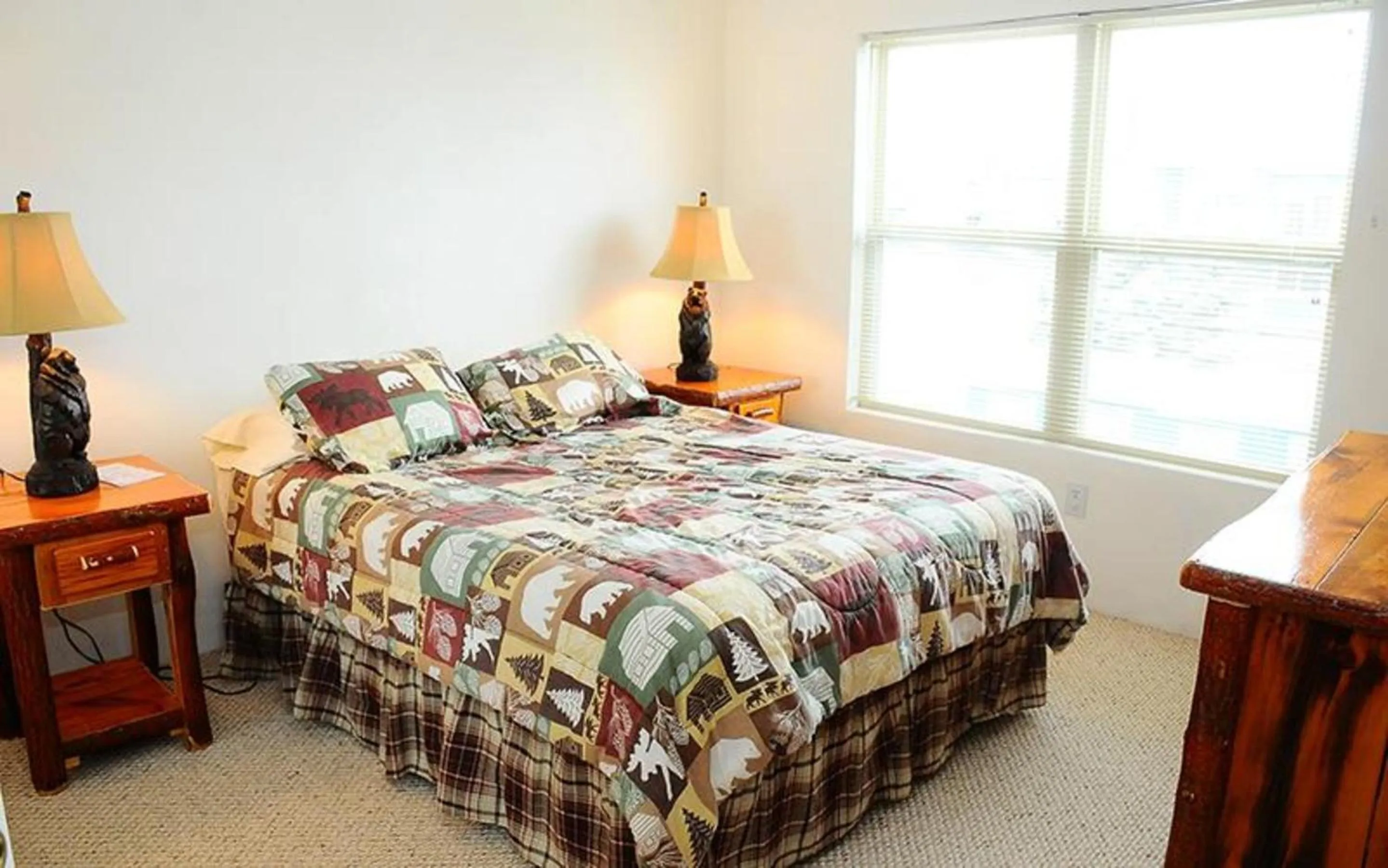 Bed in Seven Springs Resort Properties