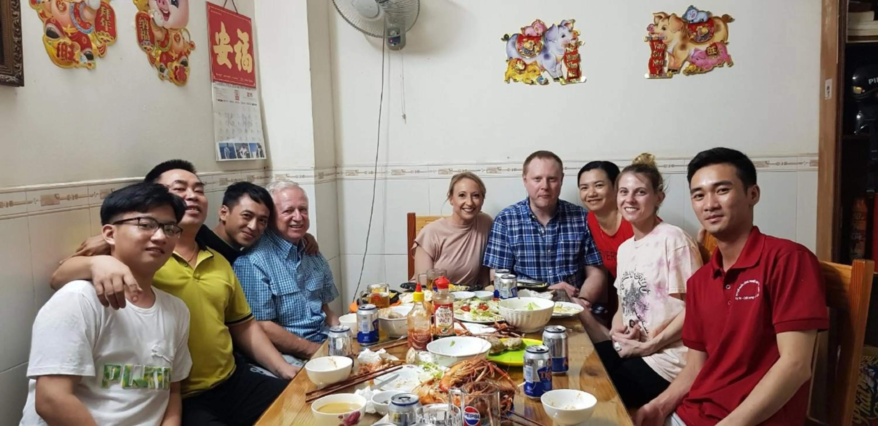 Kitchen or kitchenette in Hong Vinh Hotel