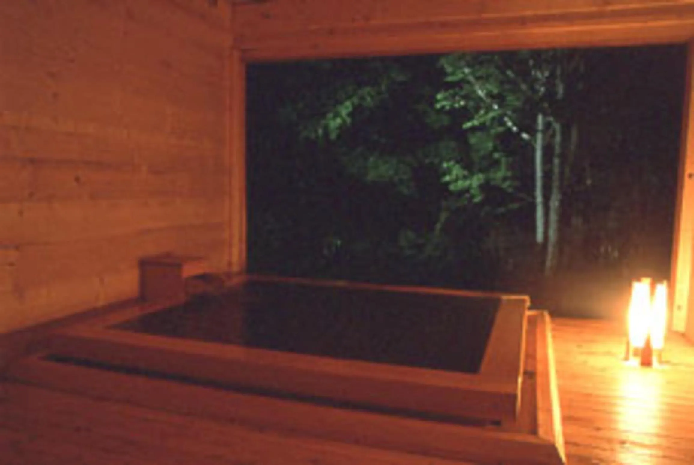 Hot Spring Bath in Tsubame Highland Lodge燕ハイランドロッジ