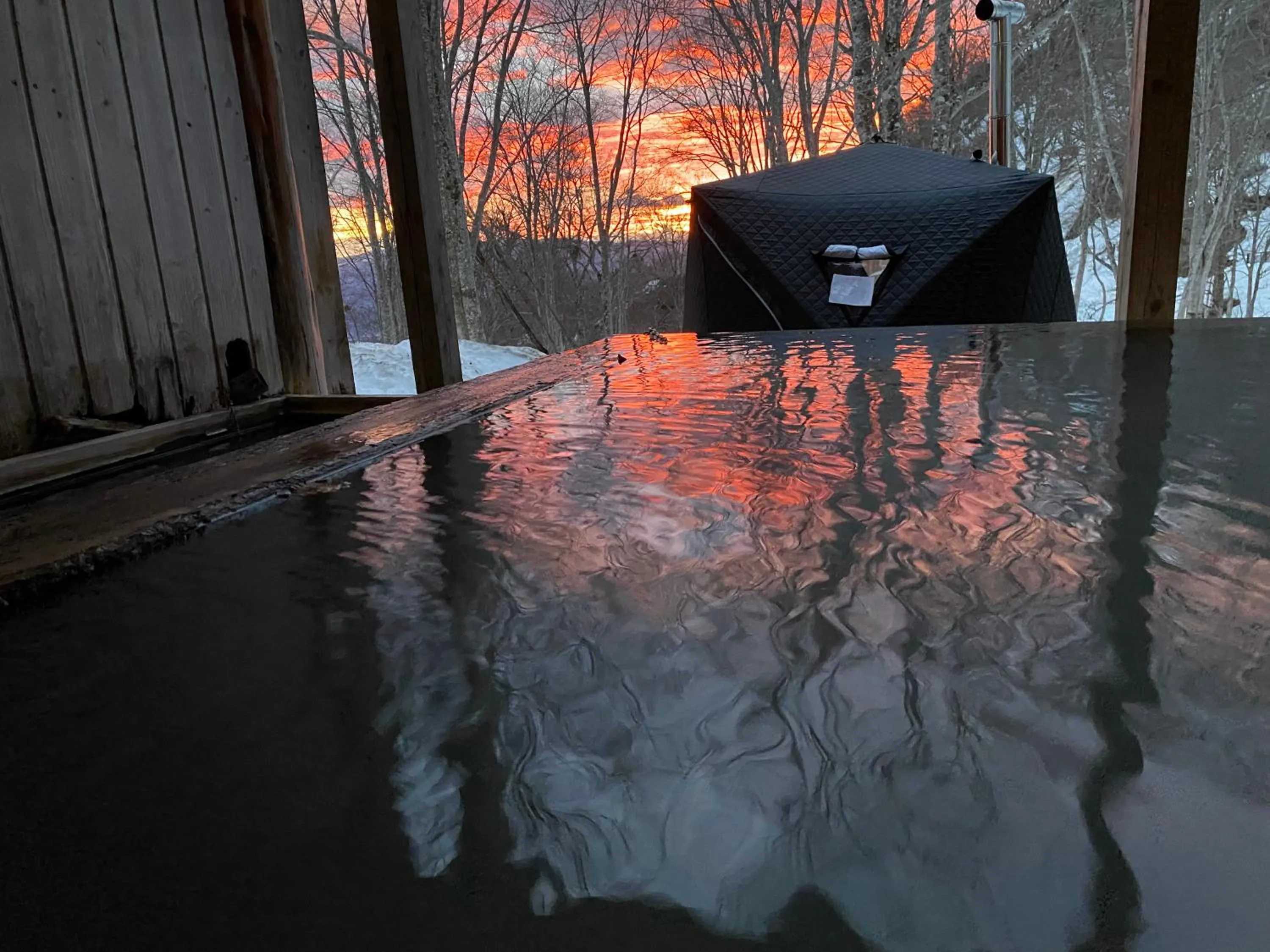 Hot Spring Bath in Tsubame Highland Lodge燕ハイランドロッジ