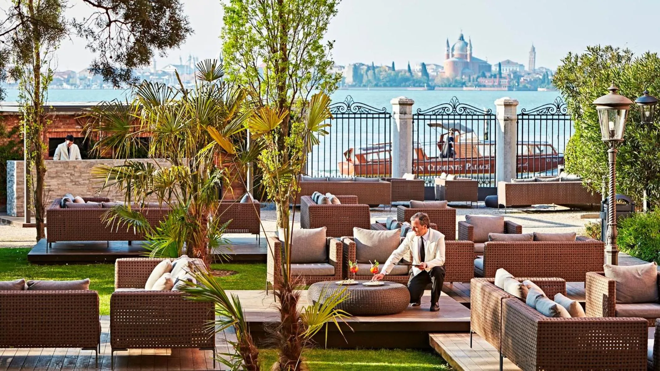 Garden in San Clemente Palace Venice