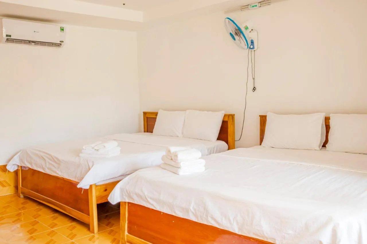 Bed in Thiên Tân Hotel