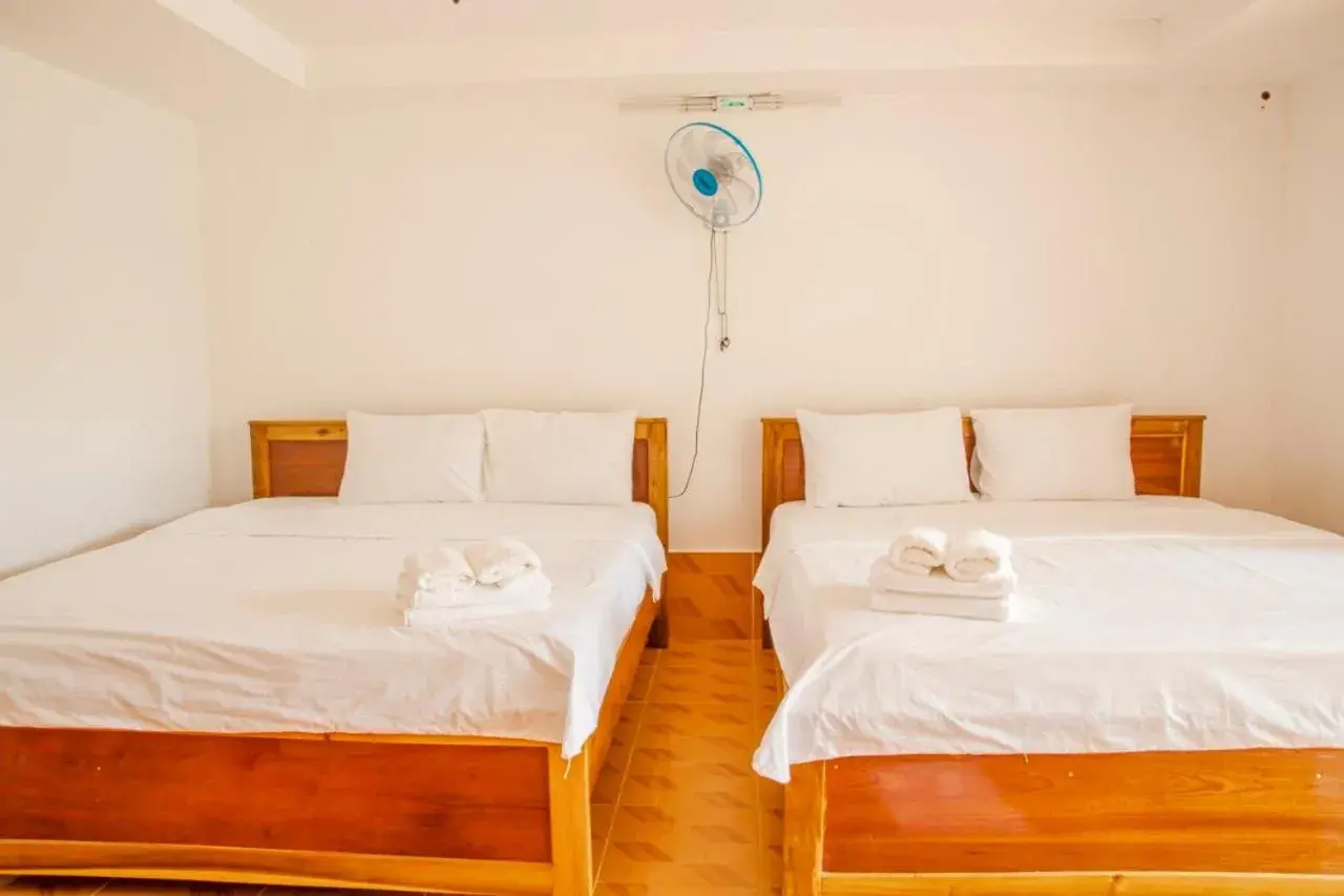 Bed in Thiên Tân Hotel Bed in Thiên Tân Hotel