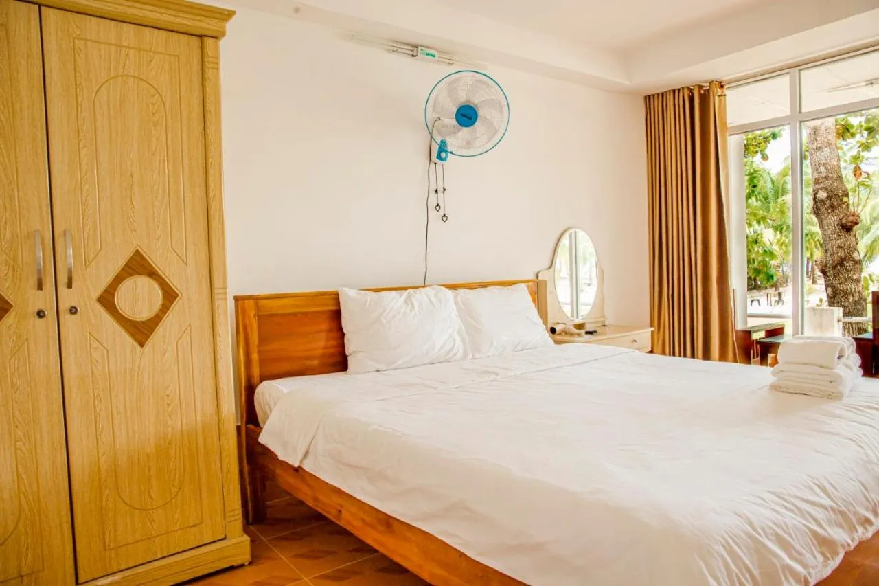 Bed in Thiên Tân Hotel