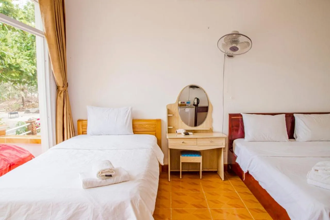 Bed in Thiên Tân Hotel