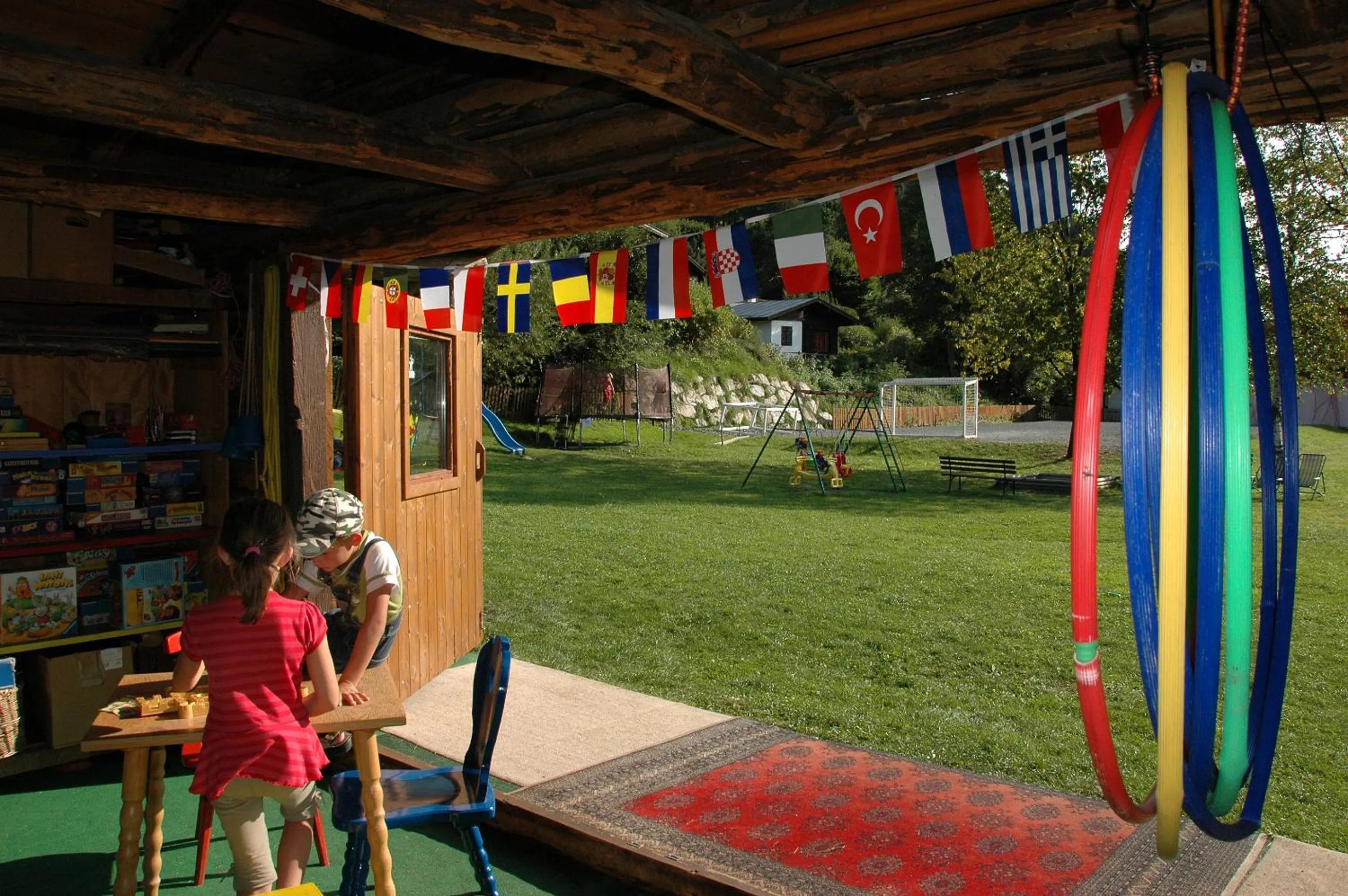 Children play ground in Kaiserhotel Kitzbühler Alpen
