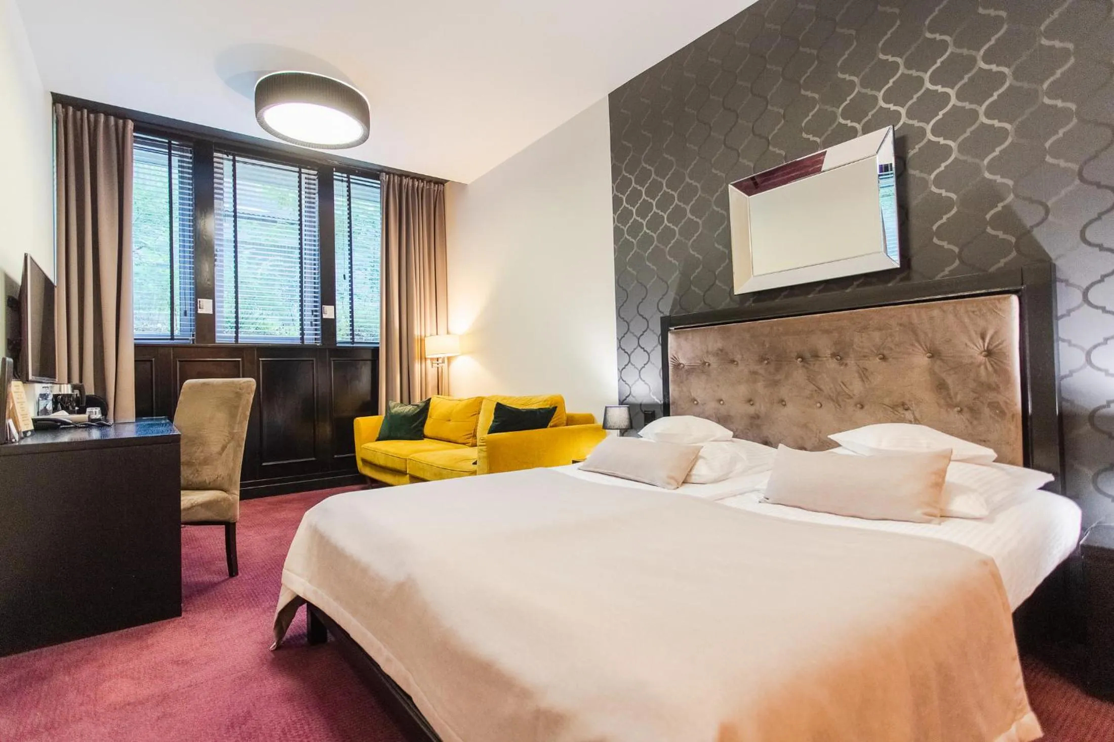 Bed in Hotel Szara Willa