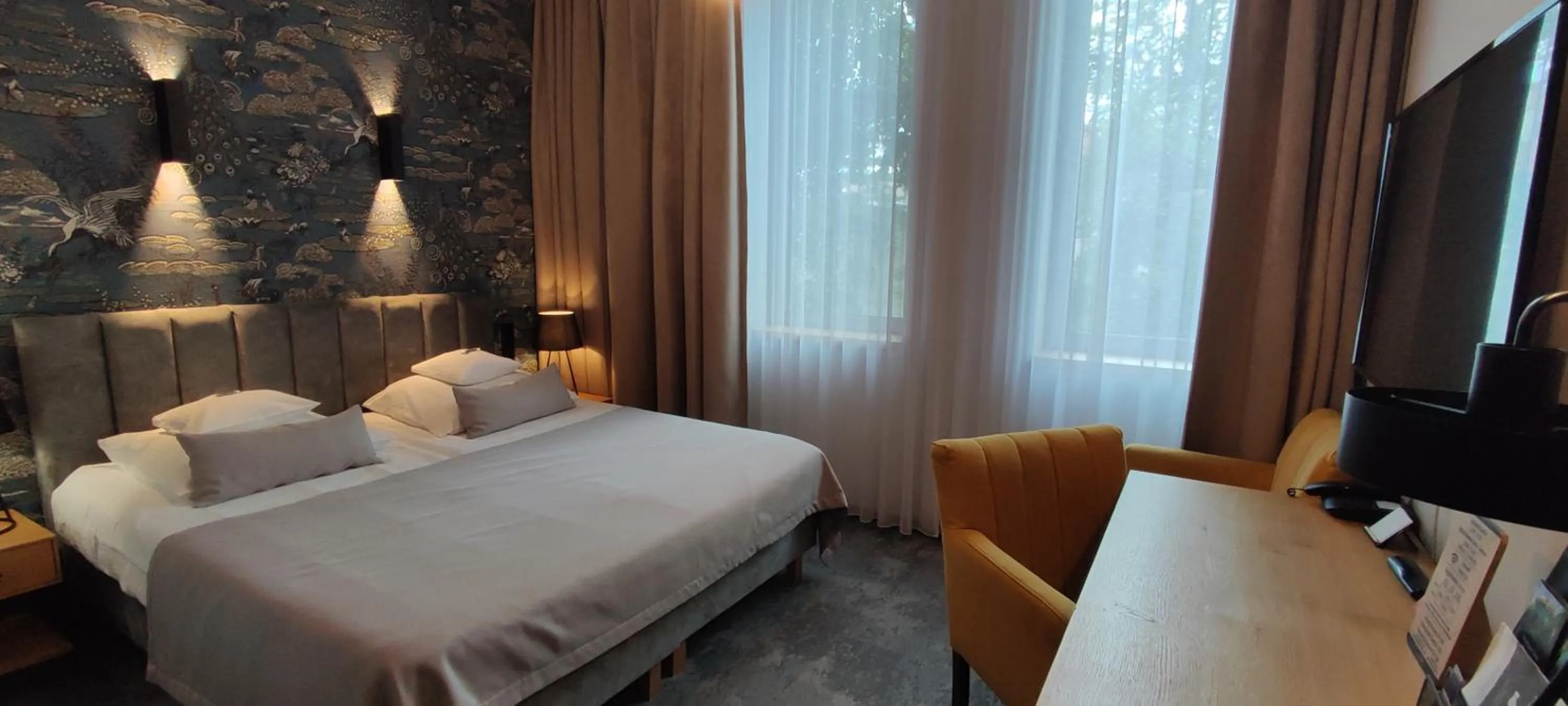 Bed in Hotel Szara Willa