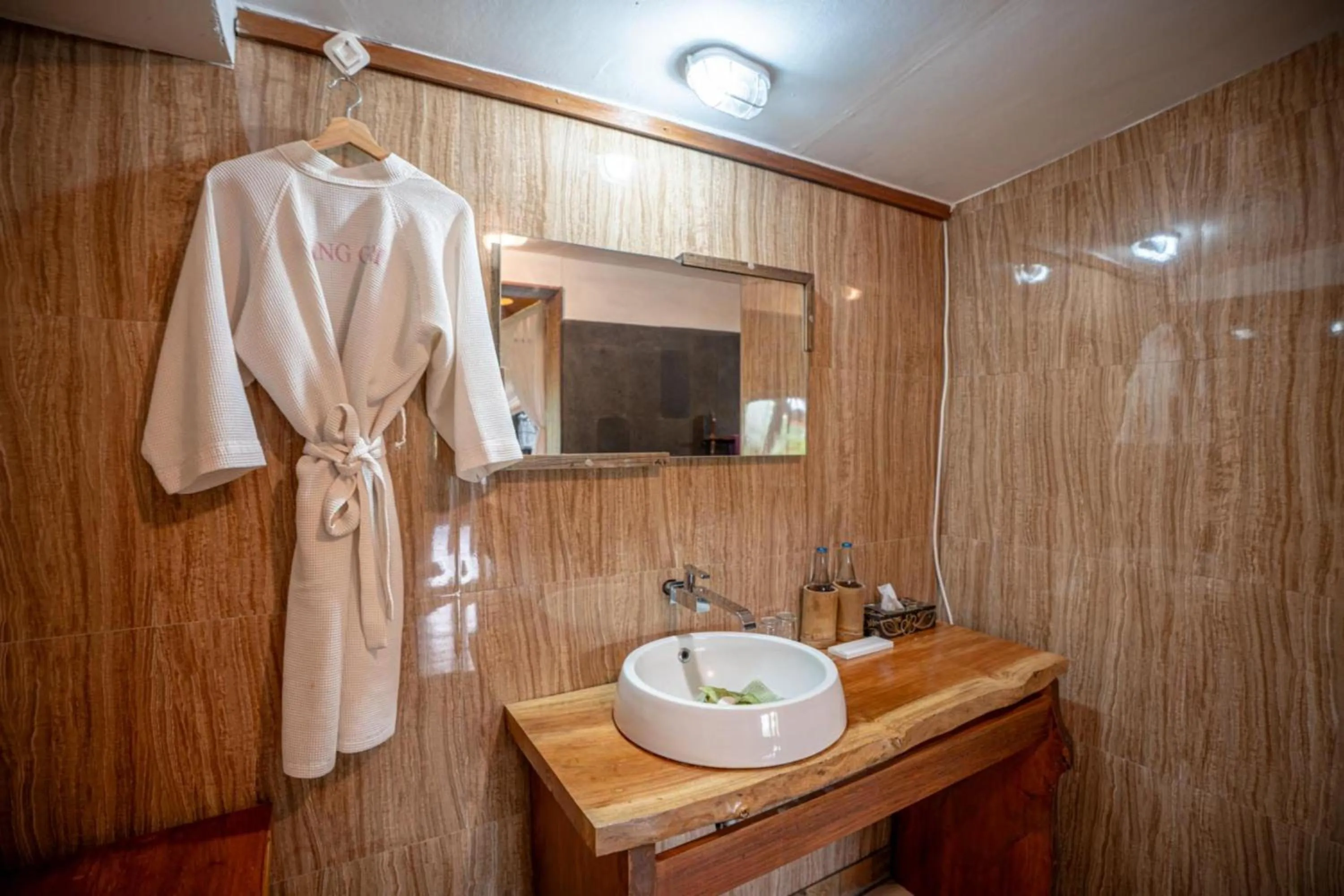 Shower in Sang Giri Mountain Tent Resort