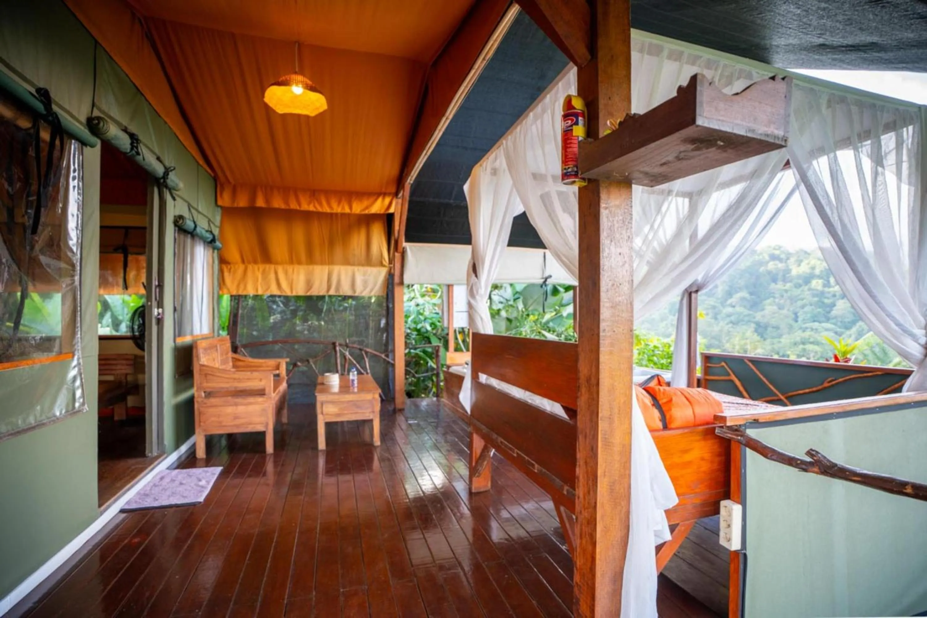 Patio in Sang Giri Mountain Tent Resort