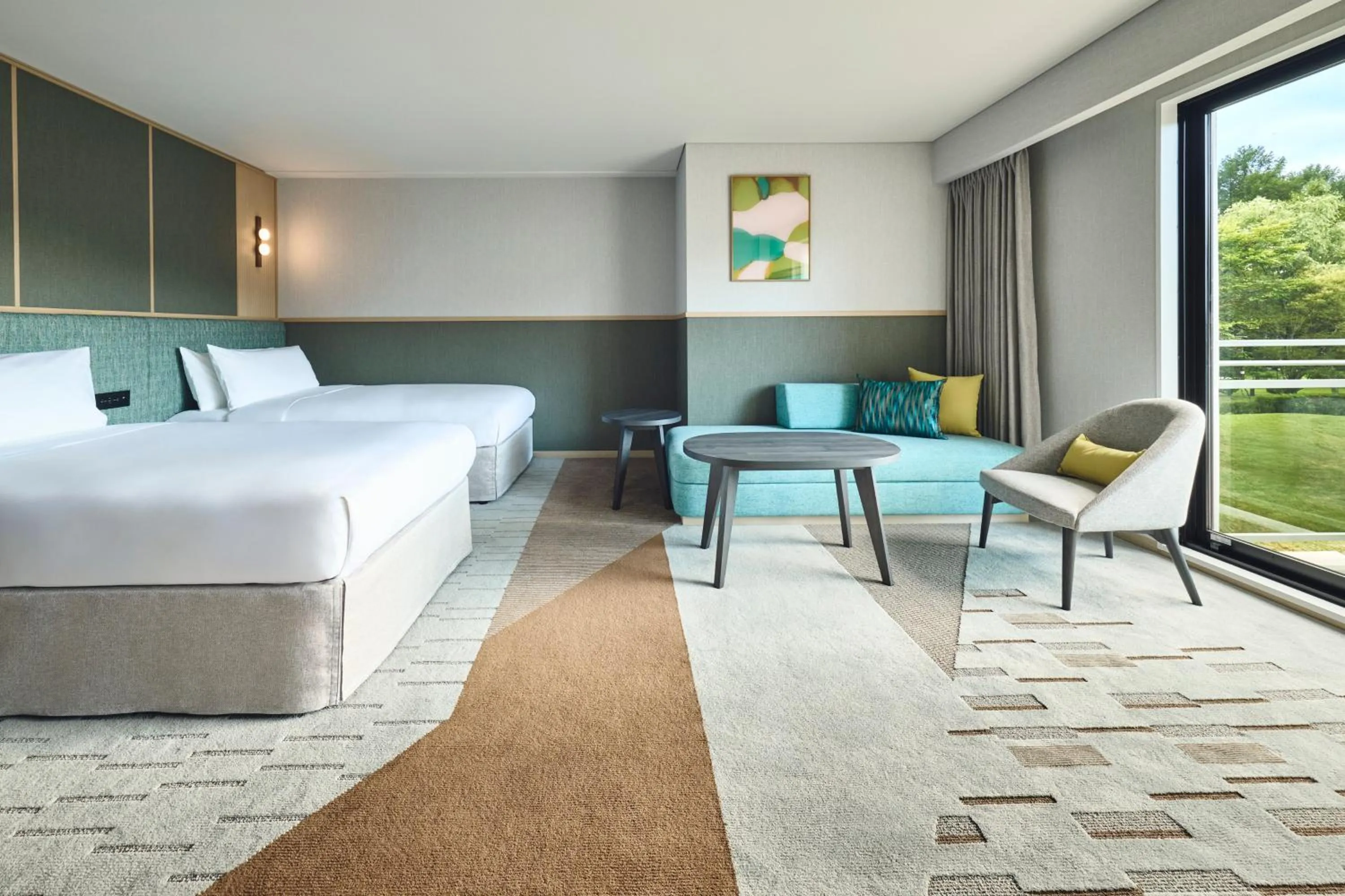 Photo of the whole room, Bed in ANA Holiday Inn Resort Karuizawa by IHG