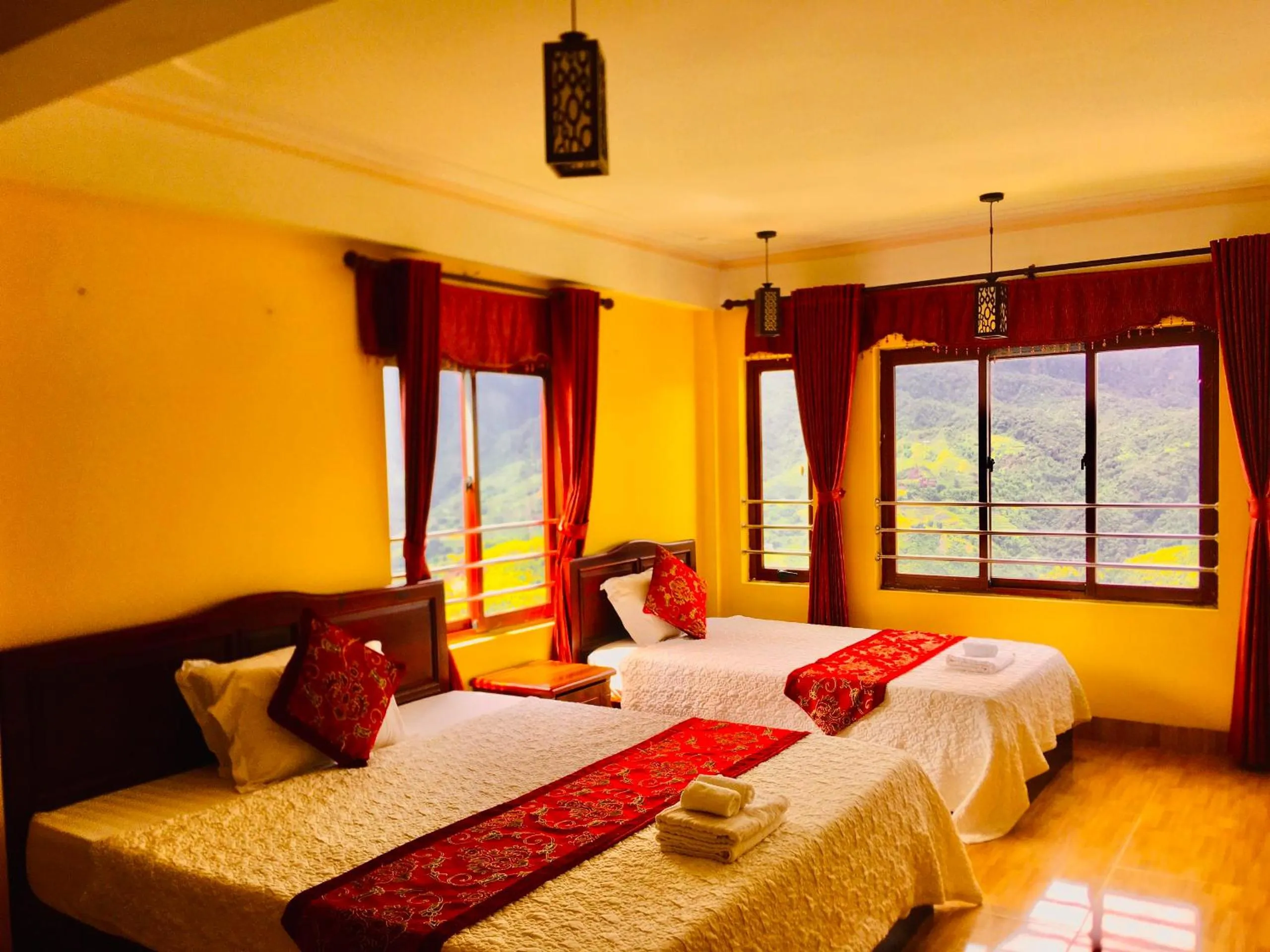 Photo of the whole room, Bed in Black Hmong View hotel