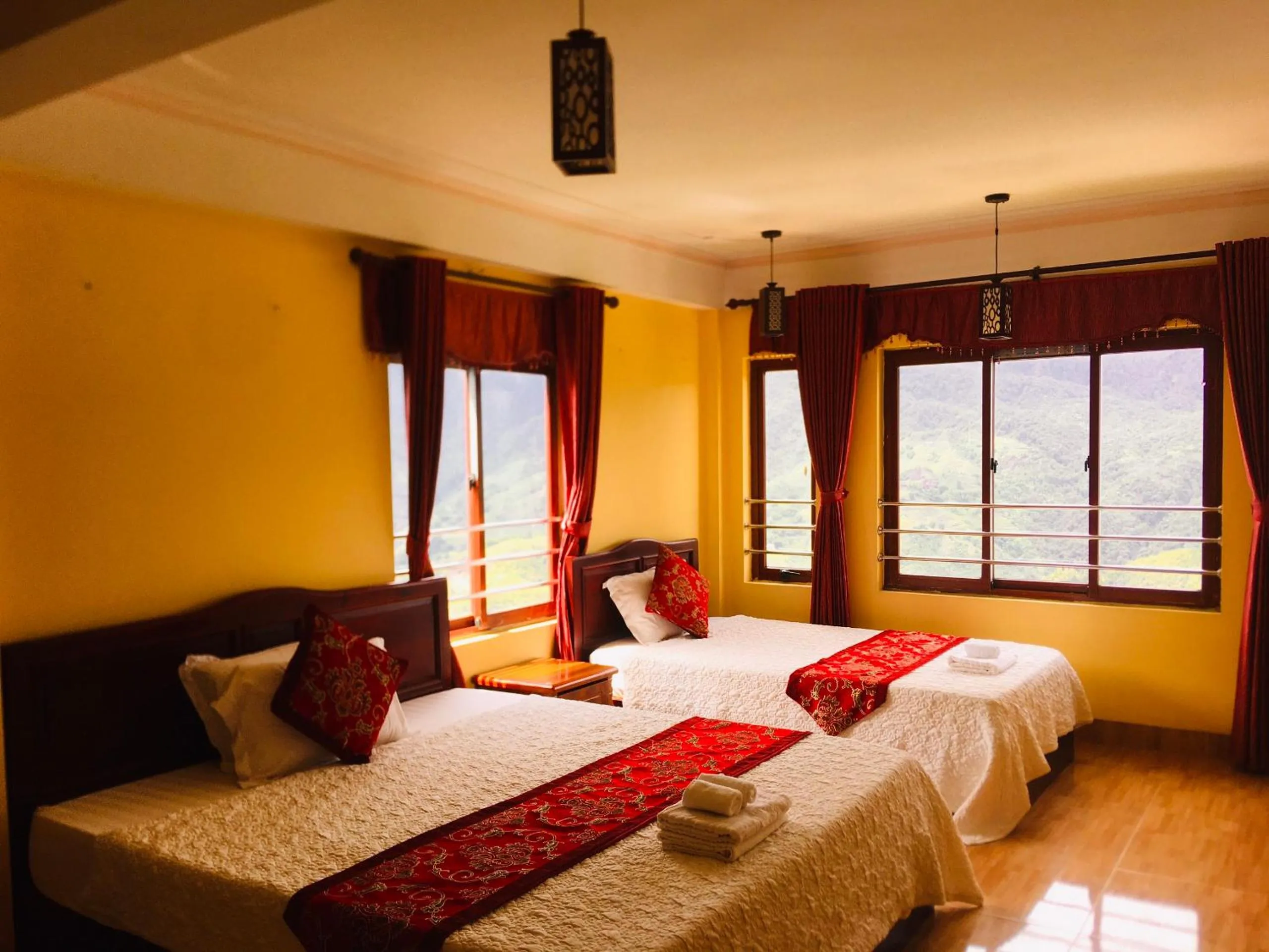 Bed in Black Hmong View hotel