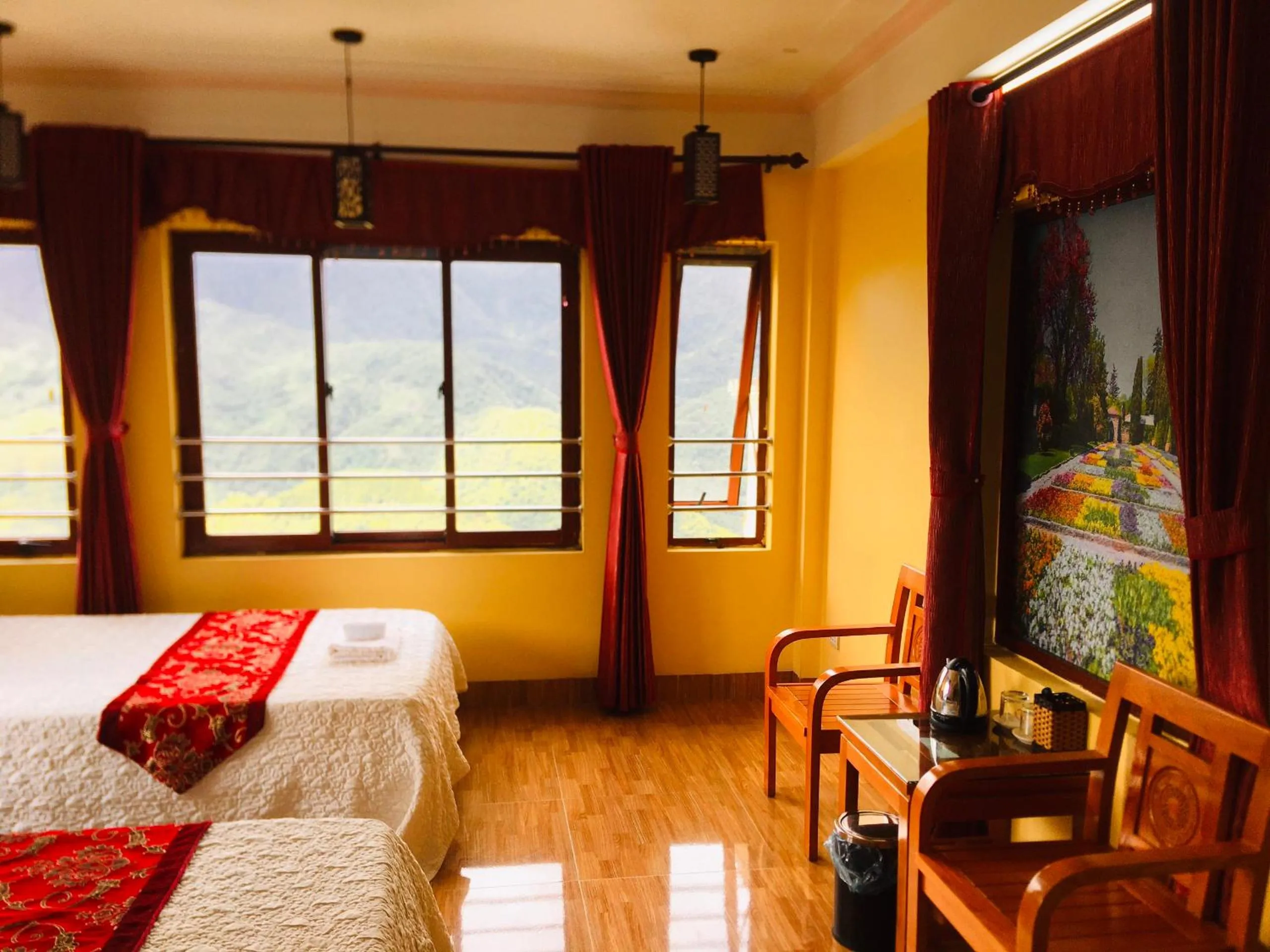 Photo of the whole room, Bed in Black Hmong View hotel