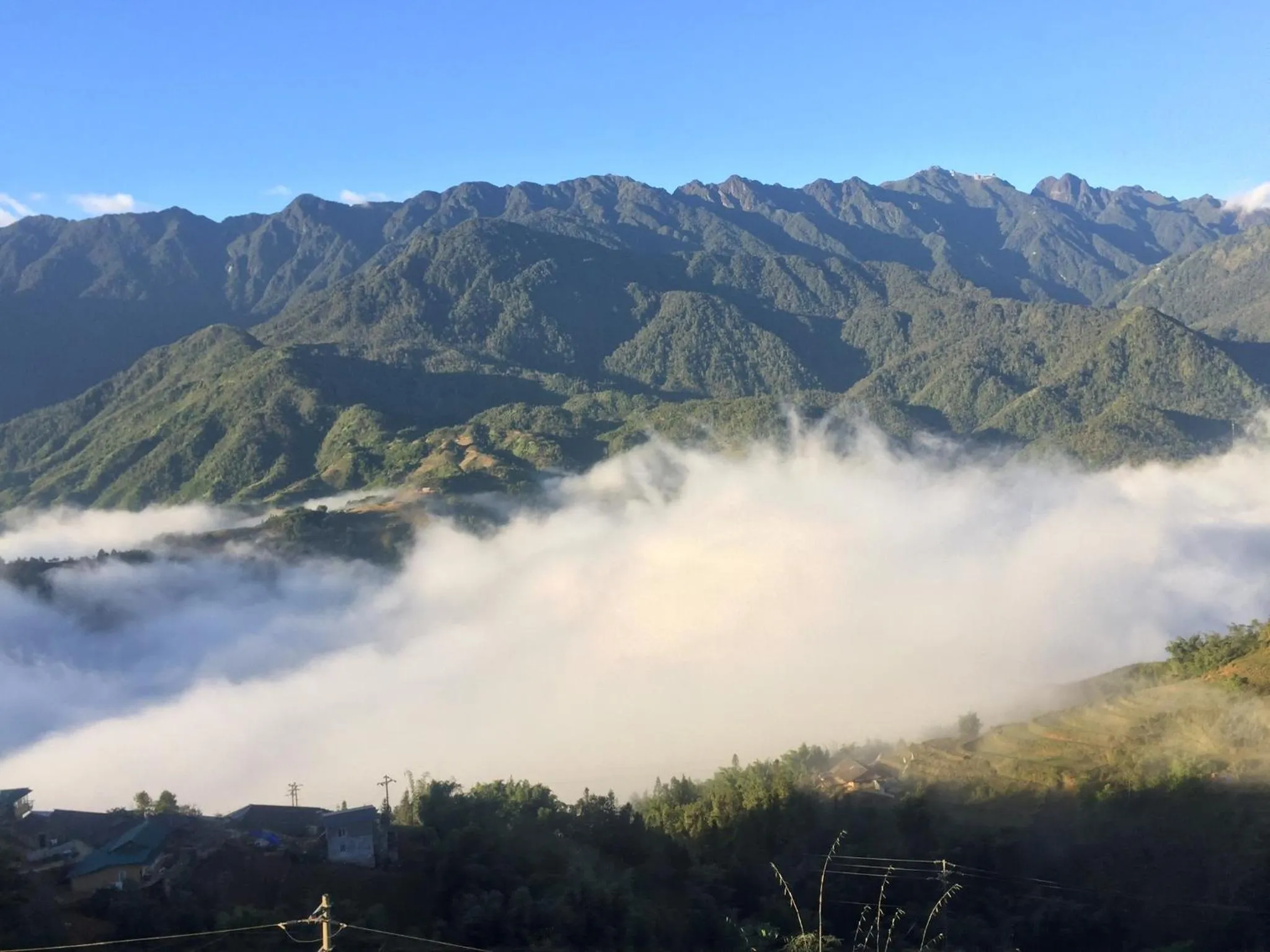 Mountain view in Black Hmong View hotel