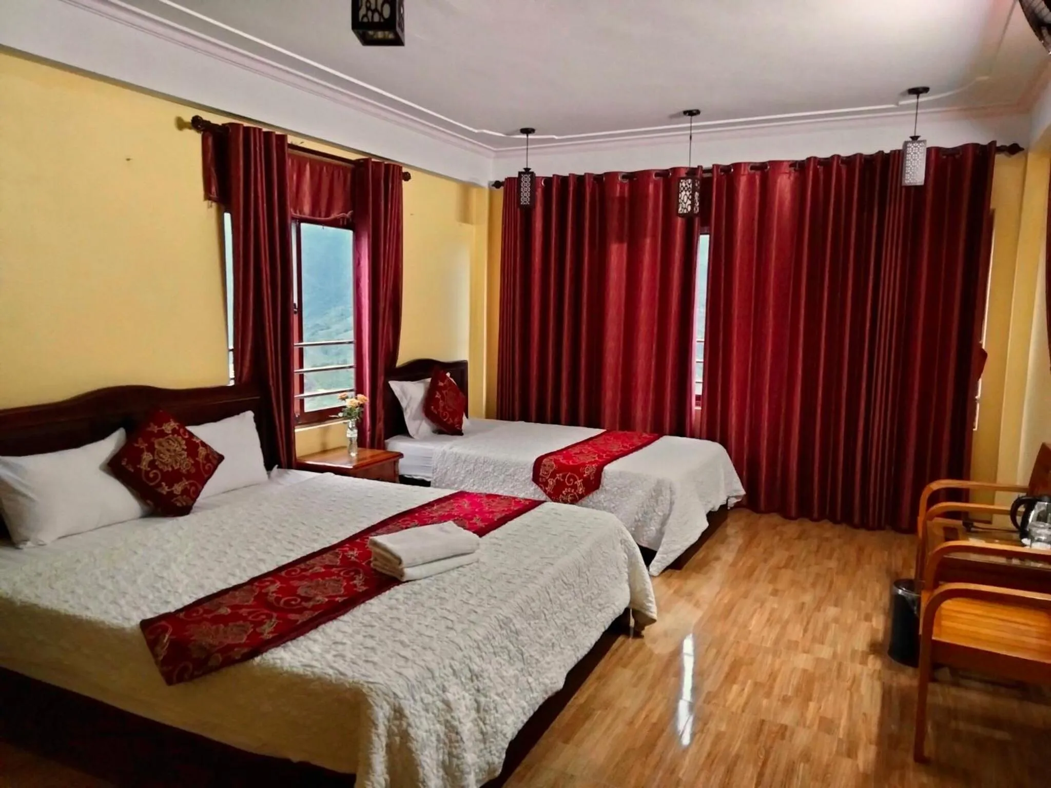 Photo of the whole room, Bed in Black Hmong View hotel