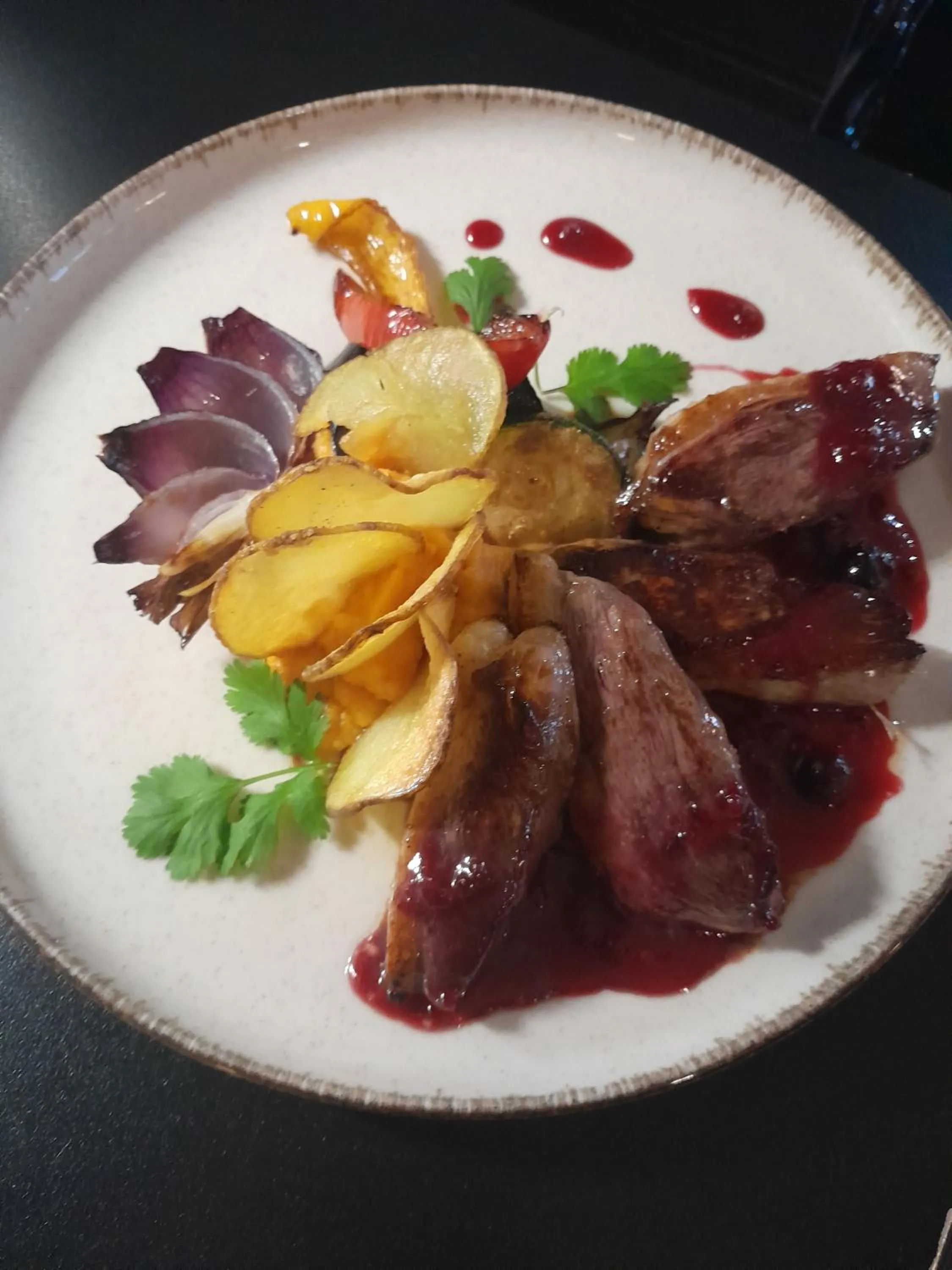 Food in La Pomme d'Or